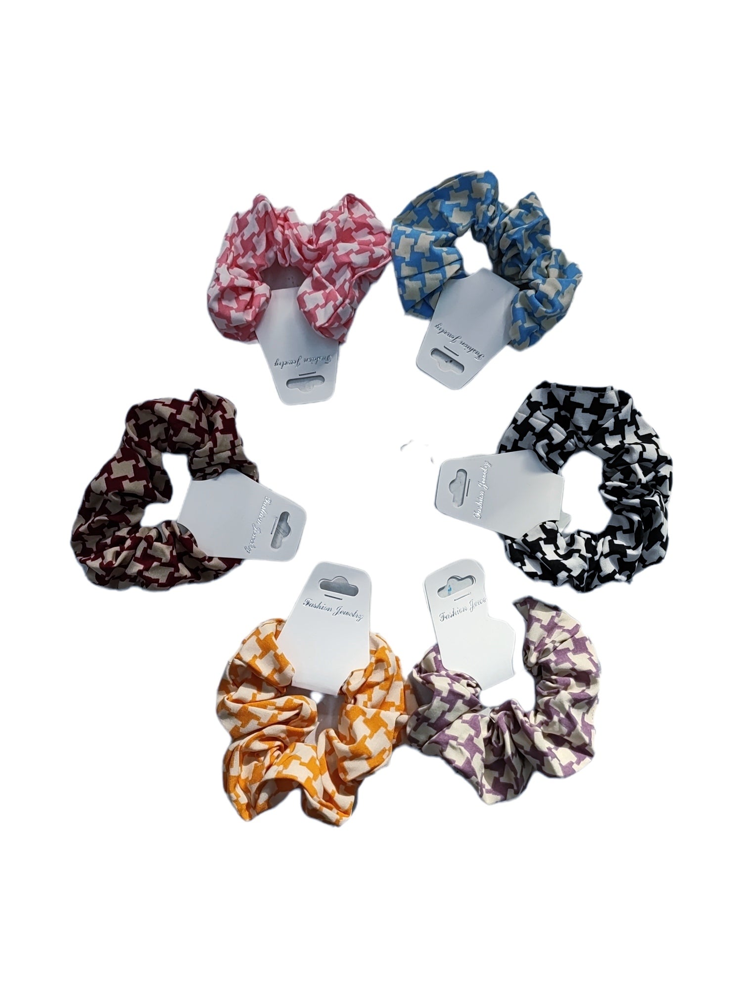 Chouchou  Scrunchie élastique froufrou   (x12)