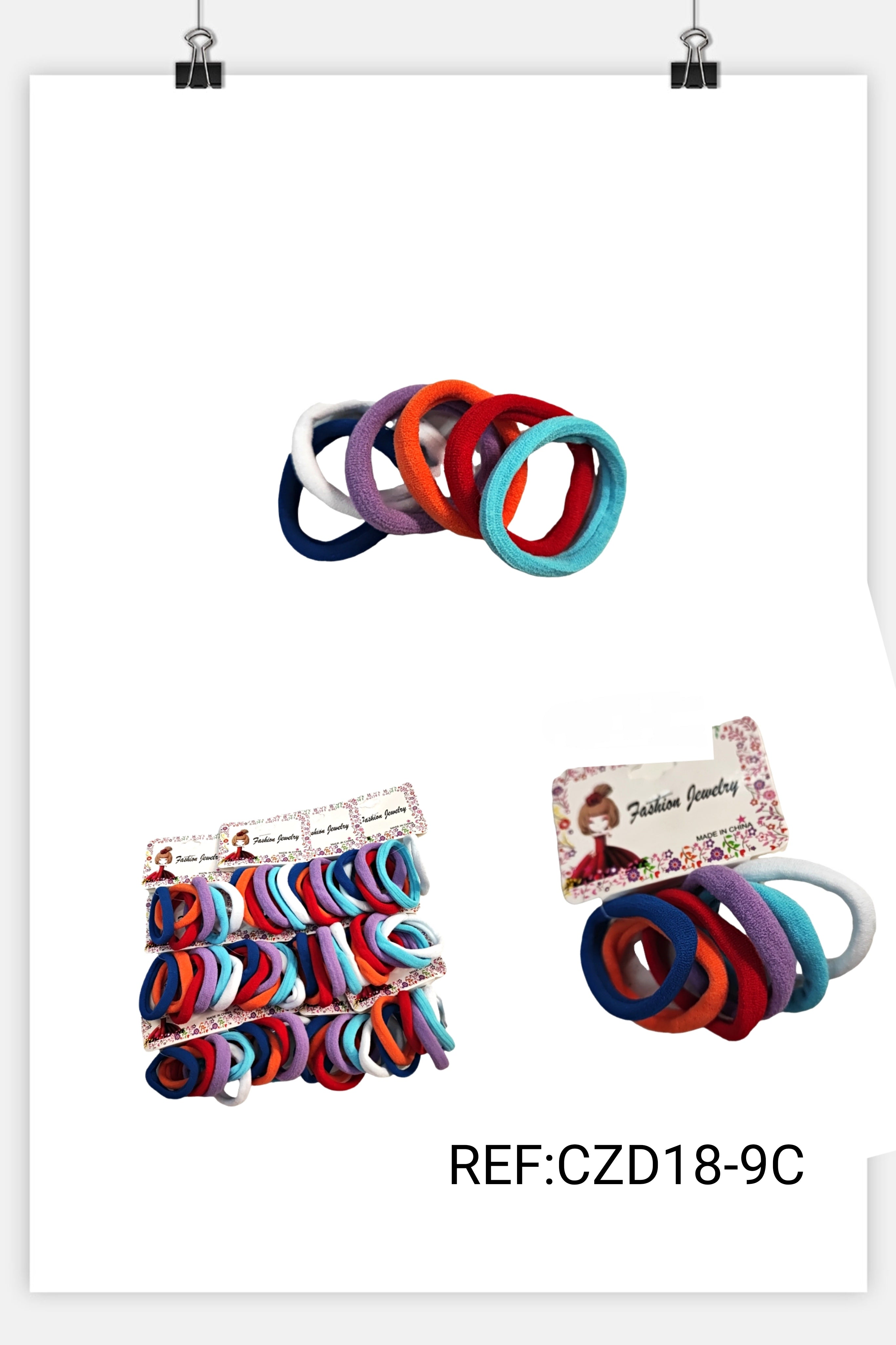 Paquet de 6 Élastiques simples (2x12)