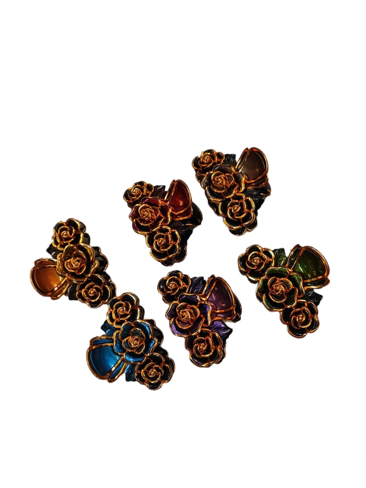 Pinces crabes cheveux #4 (x12)