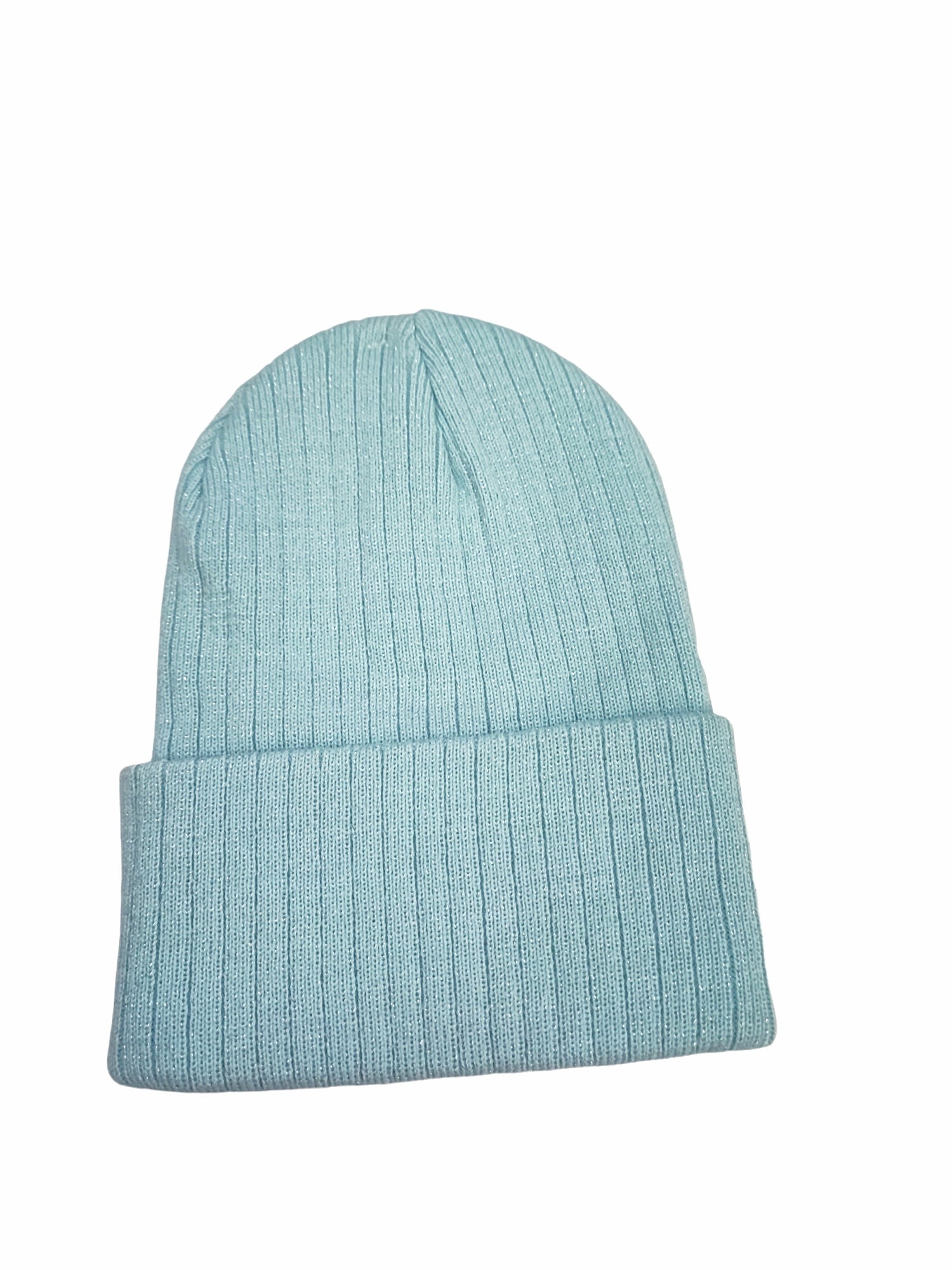 bonnet tricoté argent simple (x12)