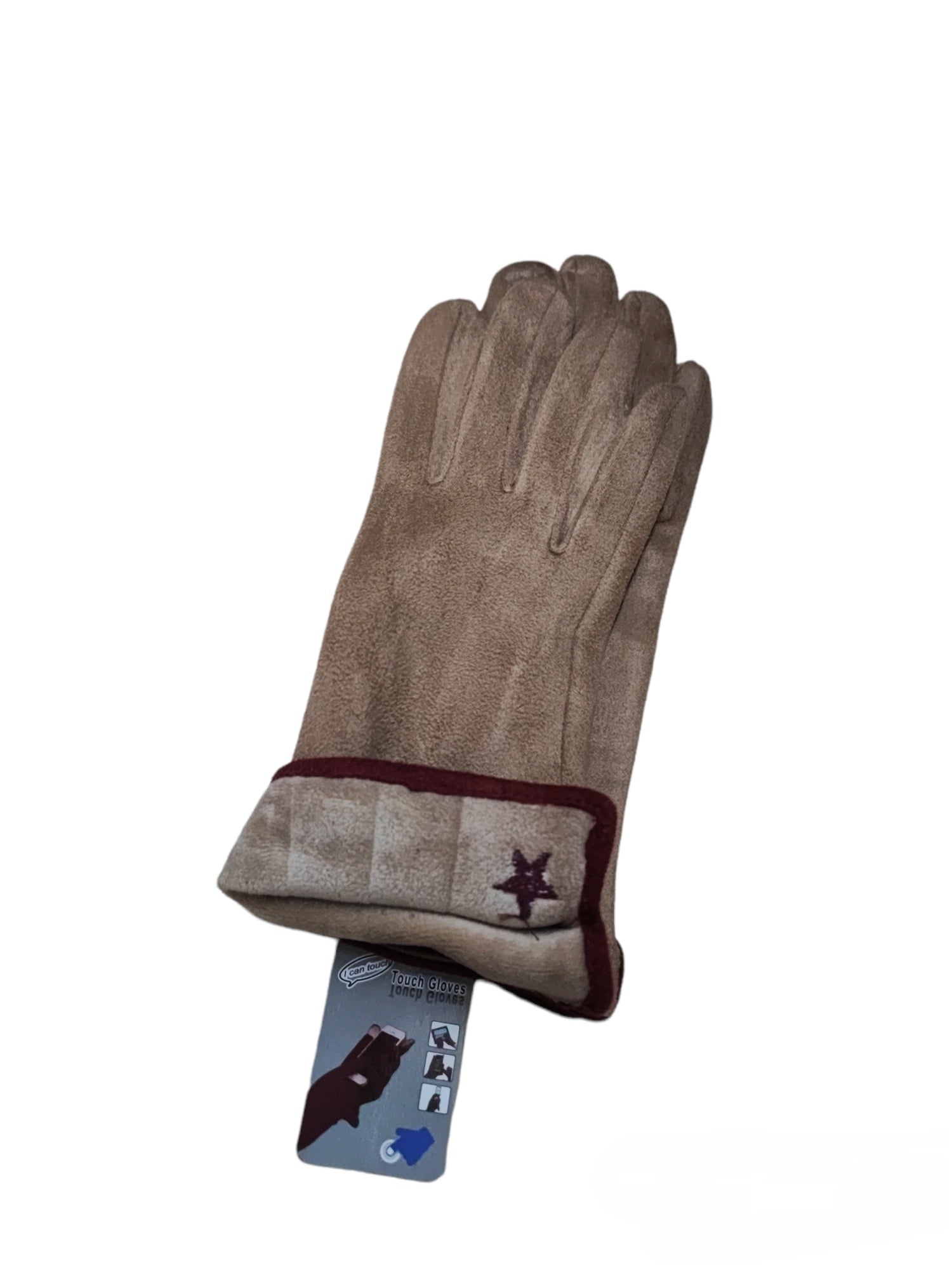 Gants tactiles motif étoiles (x12)