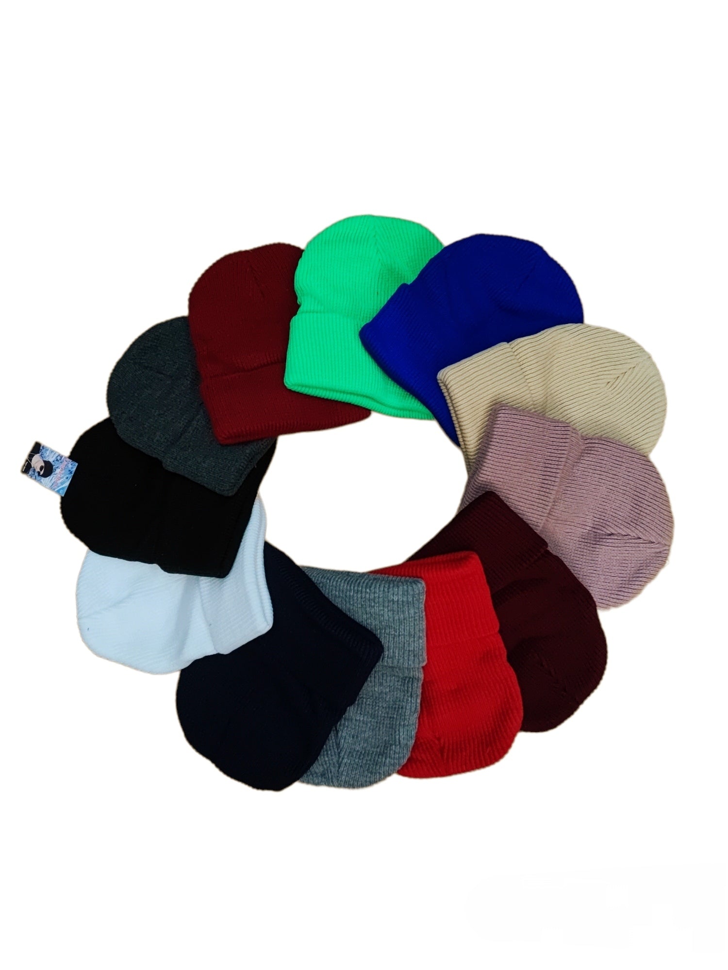 Bonnet tricot simple (x12) #B5