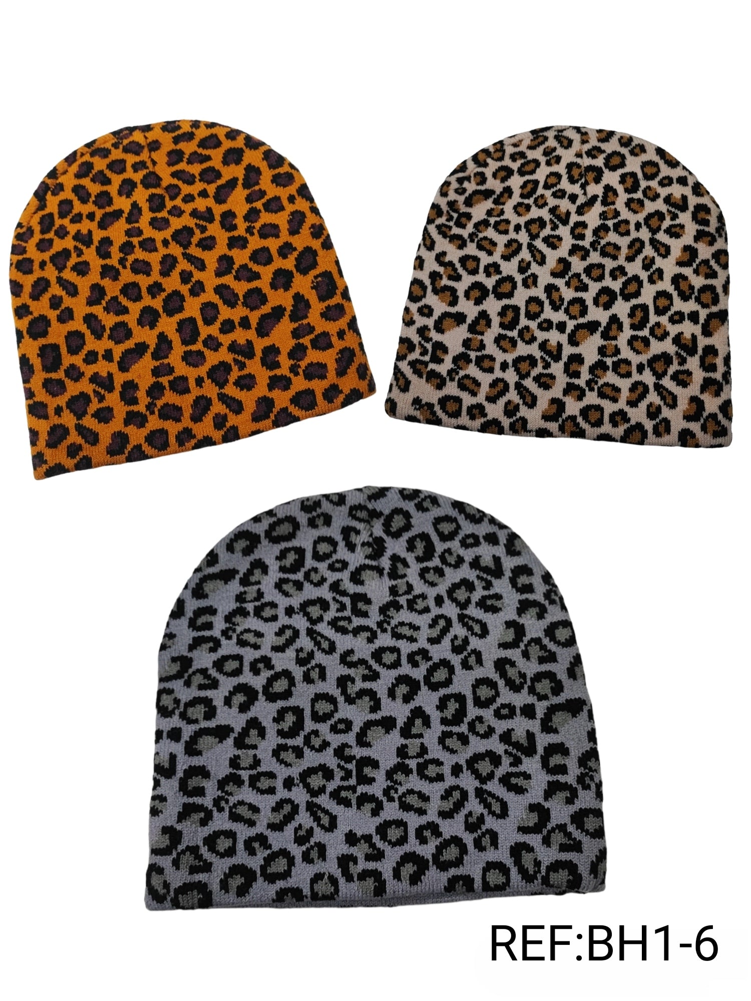 Bonnet motif Léopard (x12)