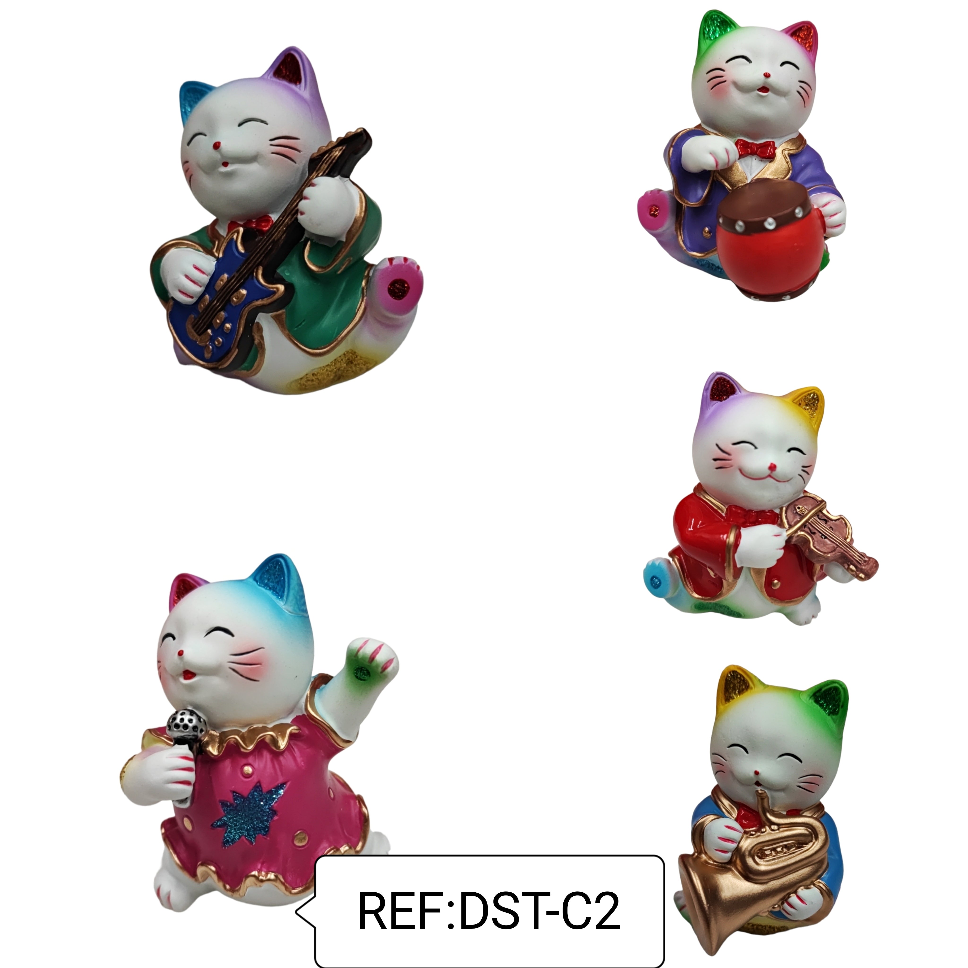 Sculpture Figurine Chat (x12) #C2