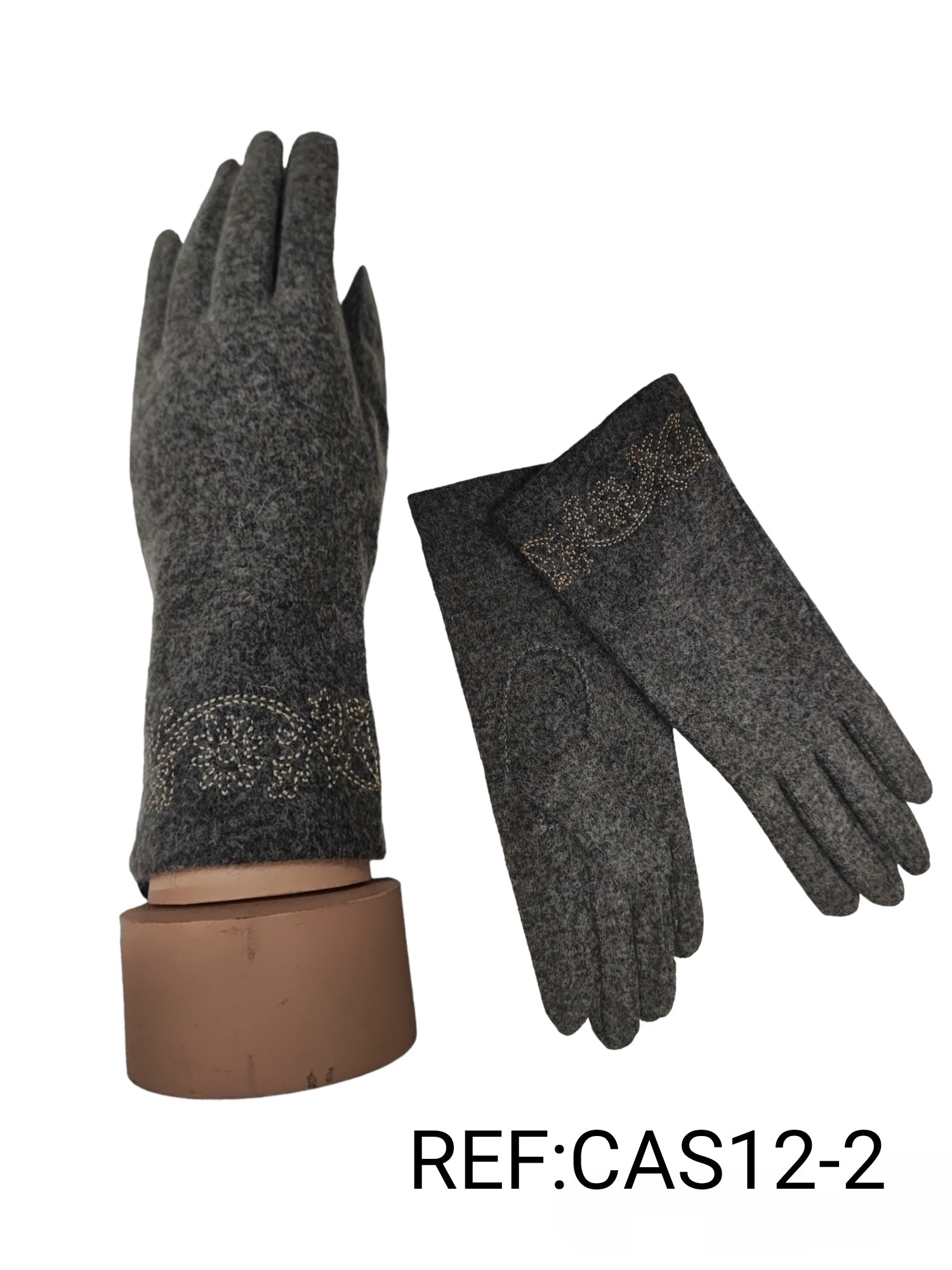 Gants Cashmere brodé (x6)