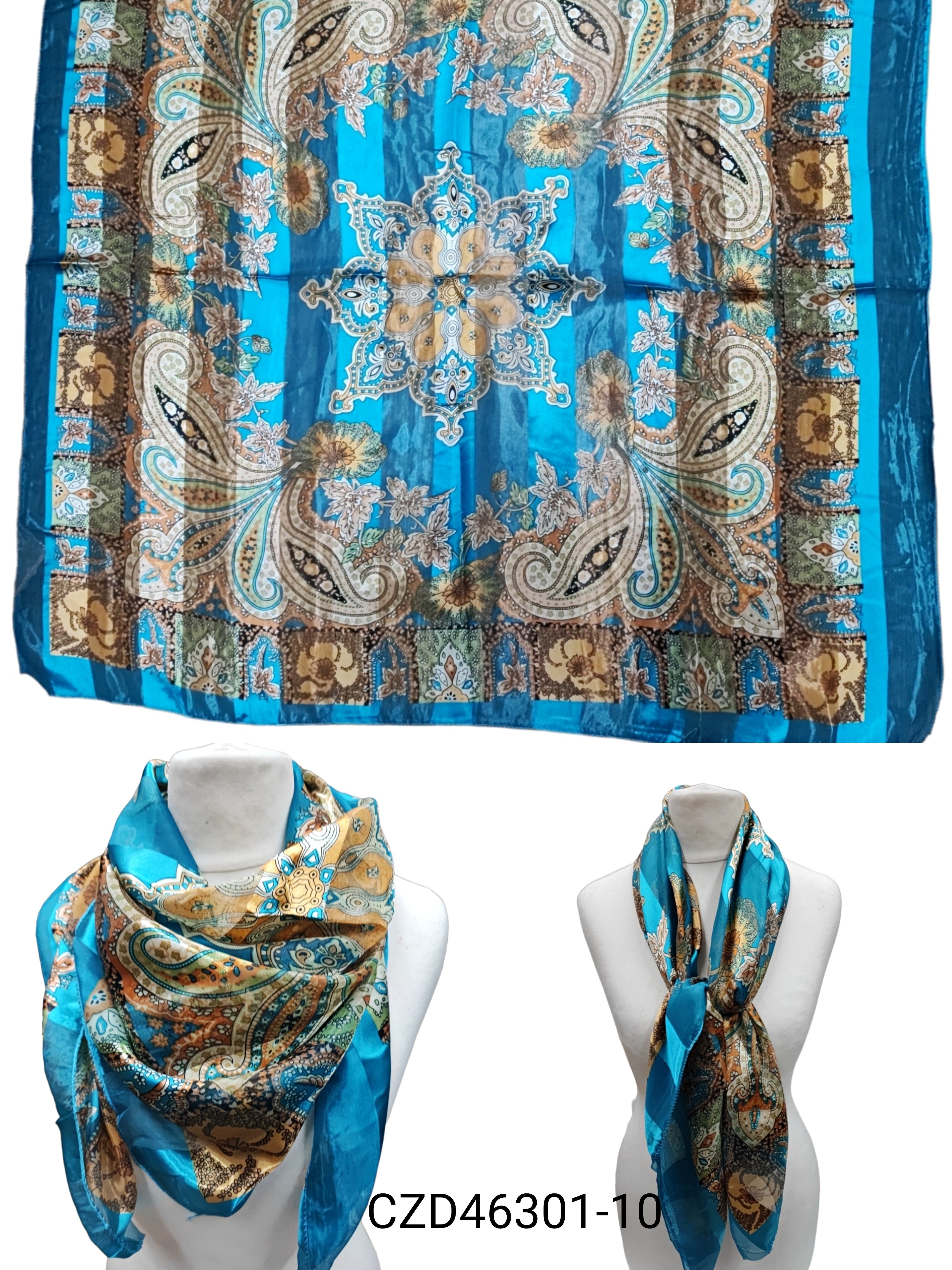 Foulard carré 90x90 (x10) CZD46301#10