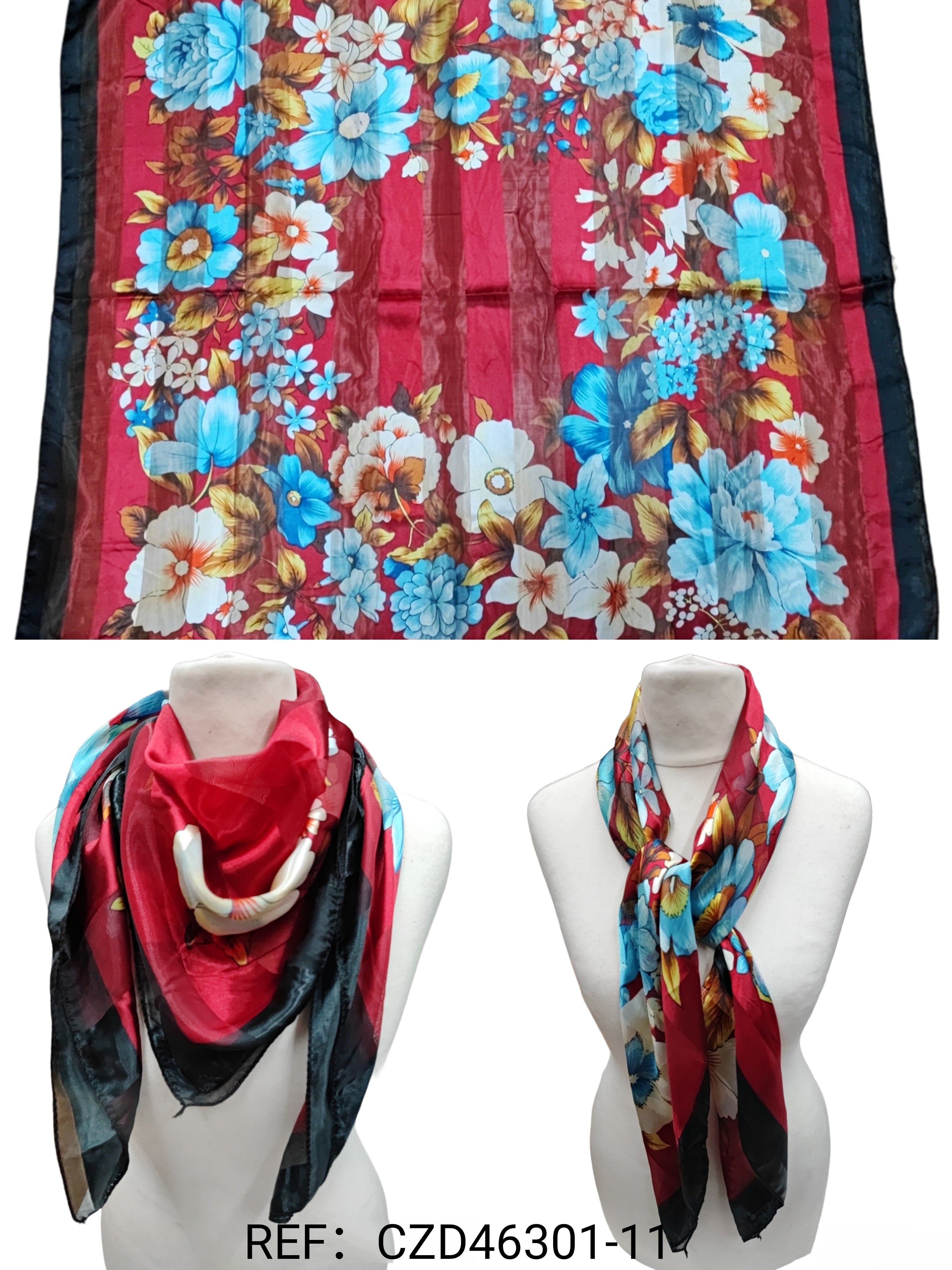 Foulard carré 90x90 (x10) CZD46301#11