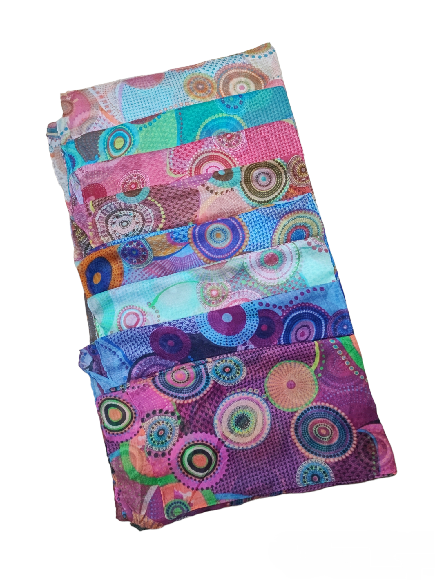 Foulard motif rosace (x12)
