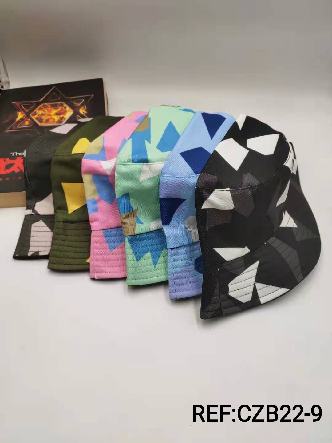 Chapeaux bob réversible (x12)