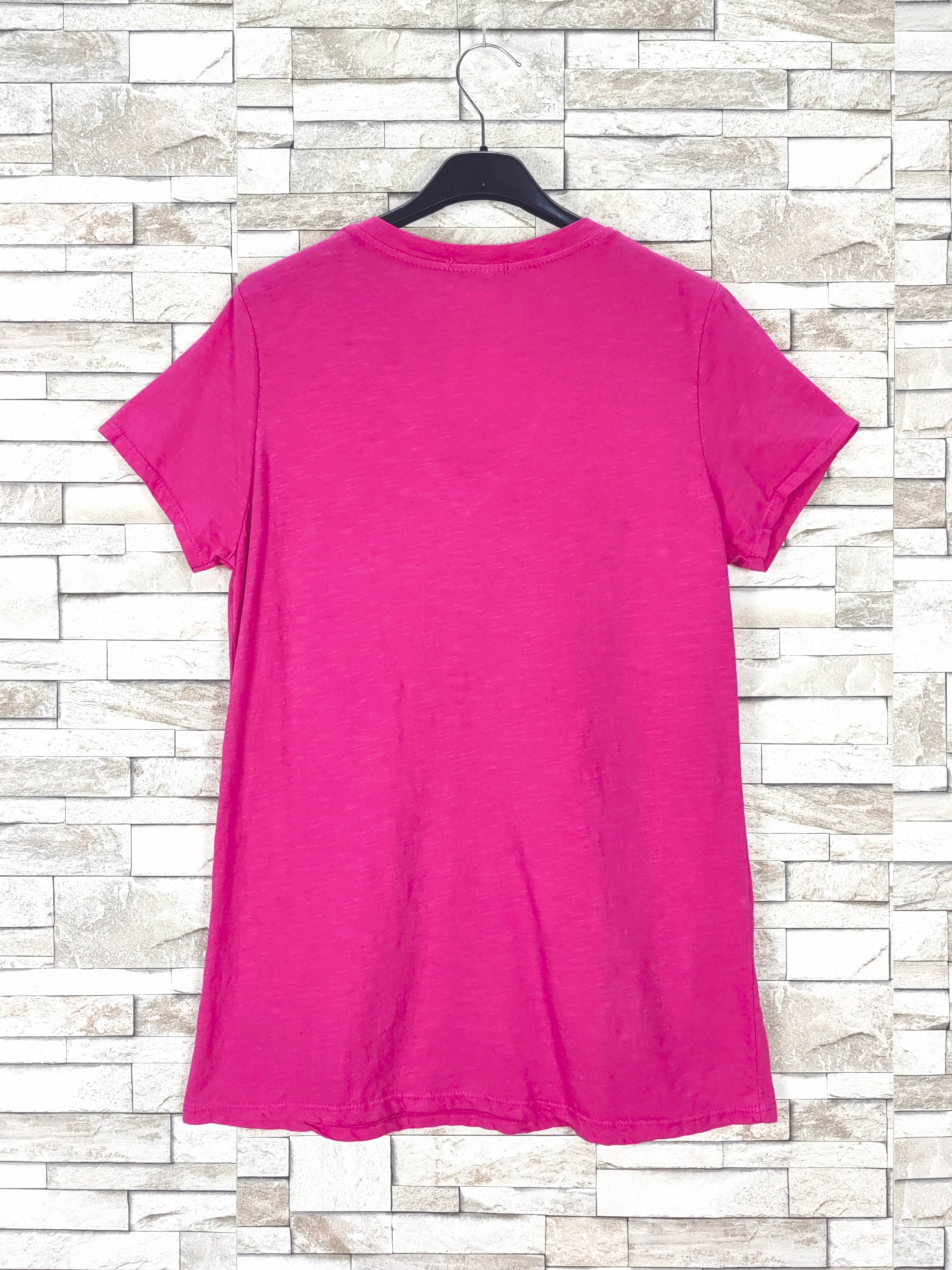 T-shirt col v "Rock"
(
X9)