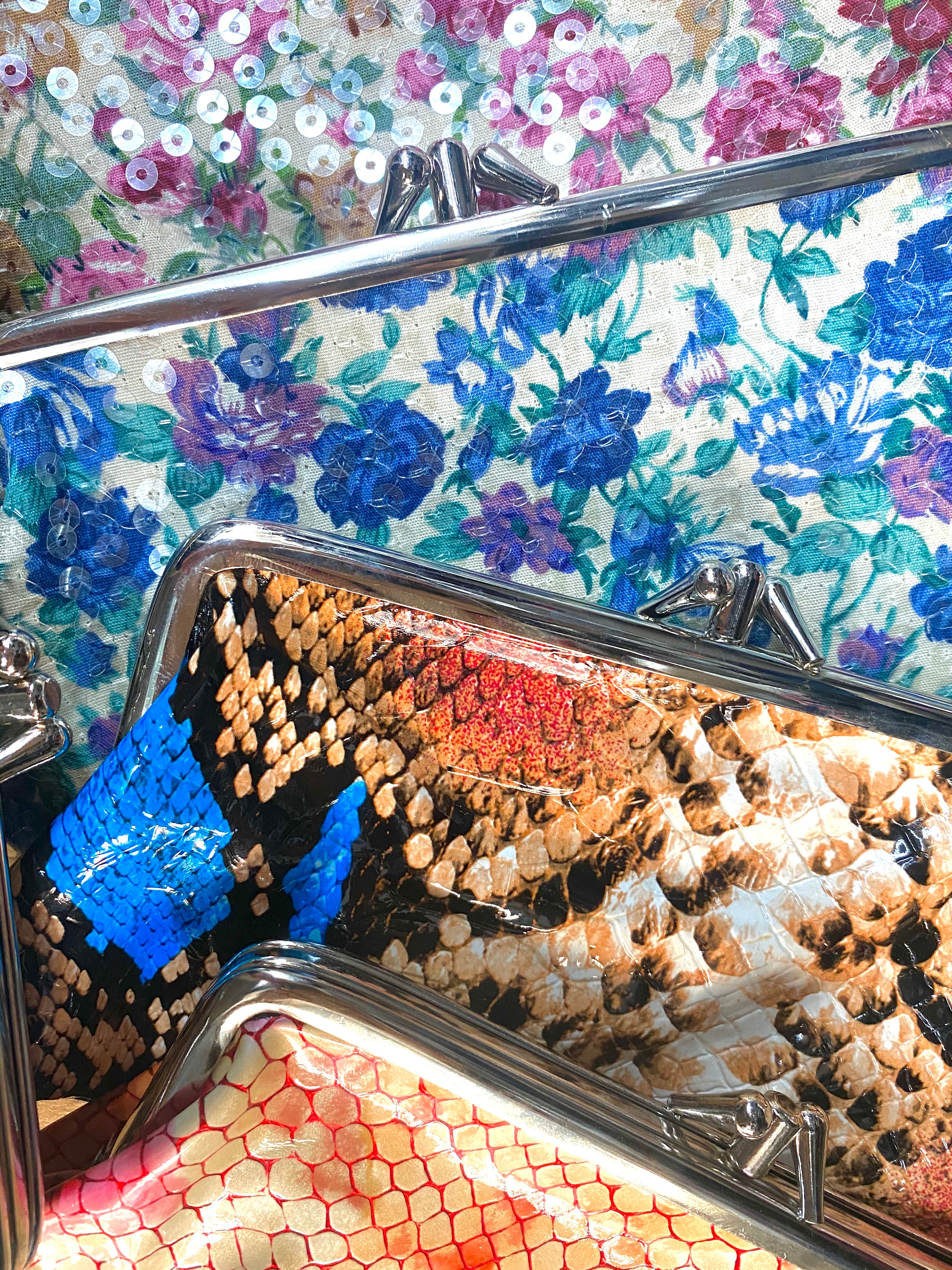 Porte-monnaie bourse fantaisie motif (x12)