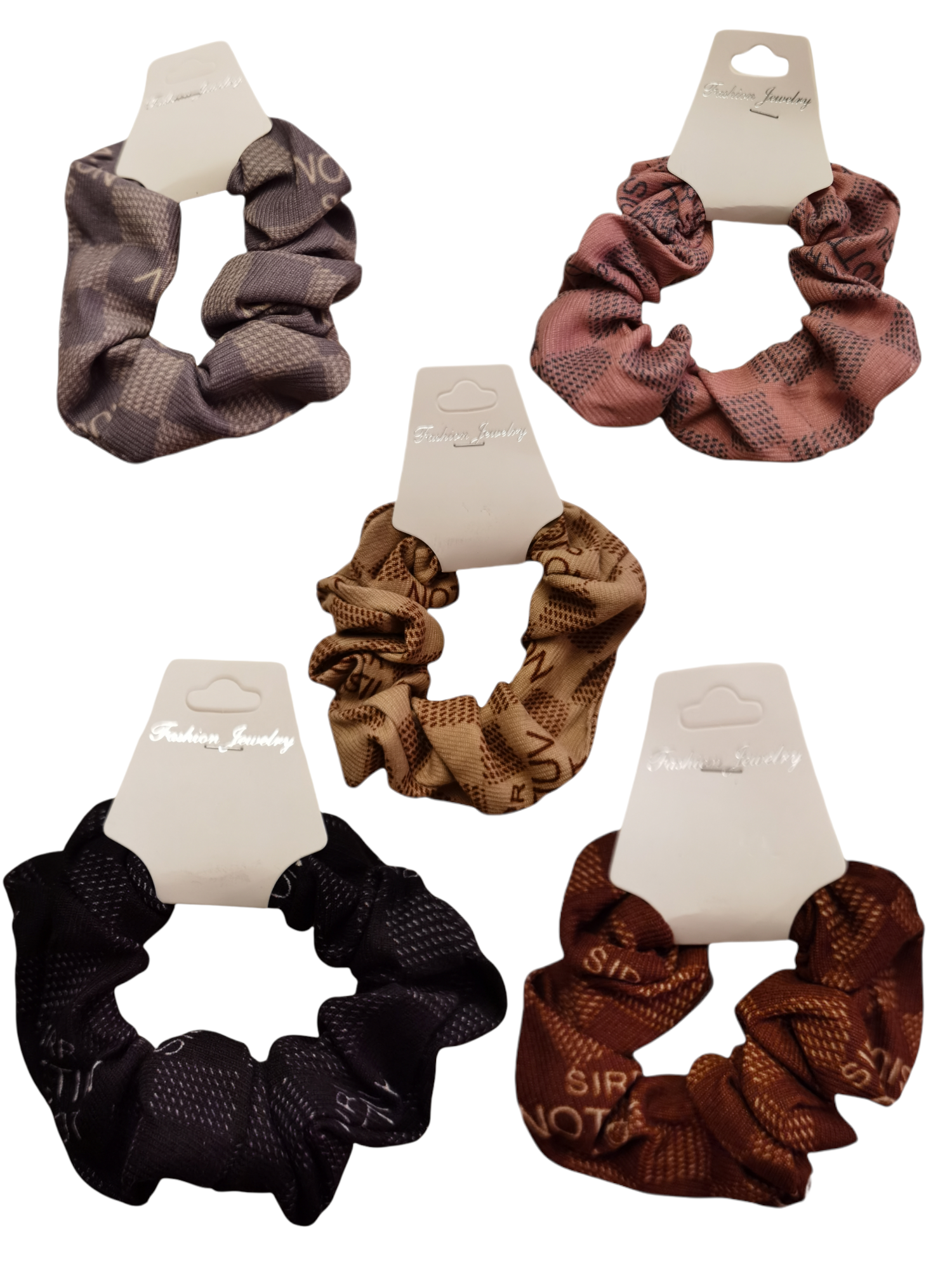 Chouchou  Scrunchie élastique froufrou     (x12)