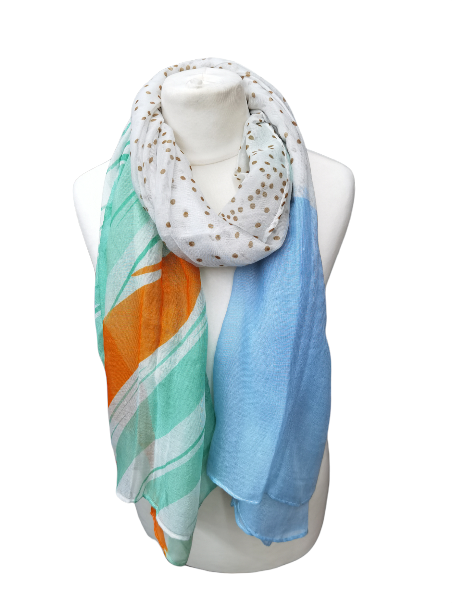 Foulard motif petit pois (x12)