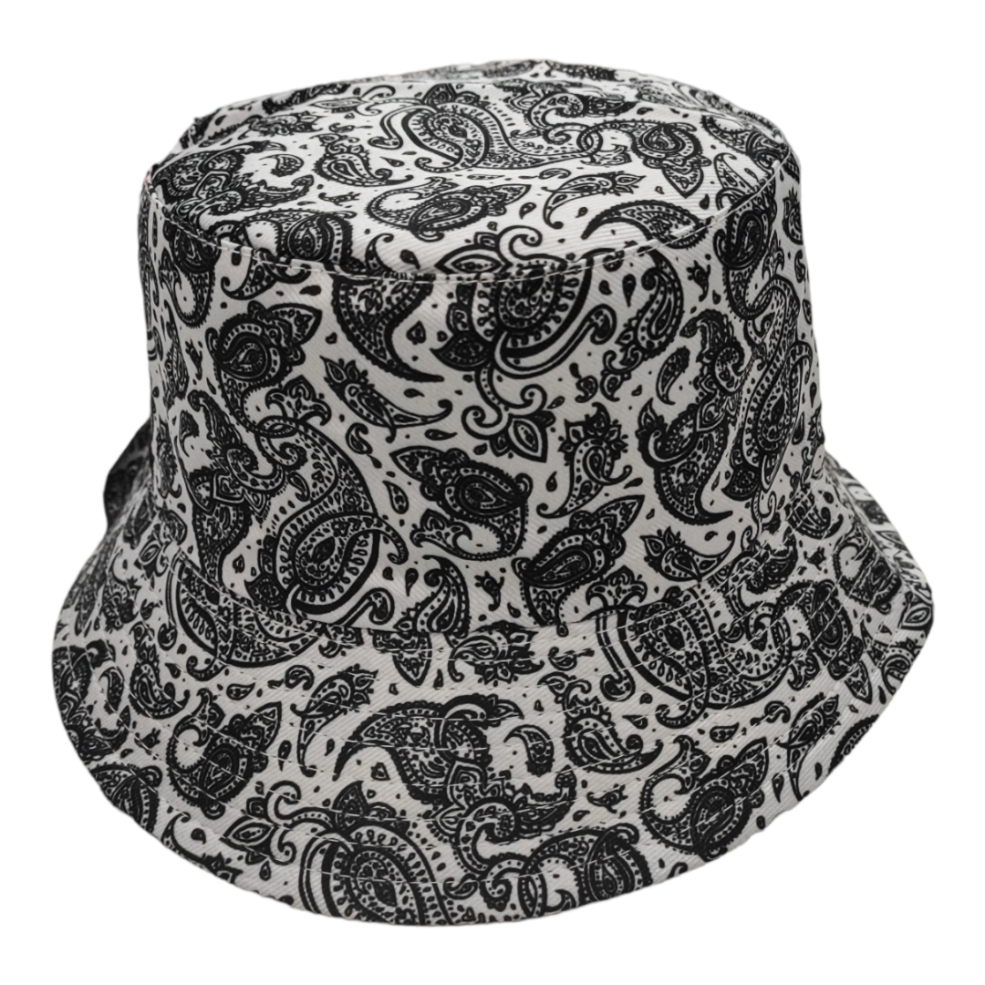 Chapeaux bob réversible motif paisley (x12)