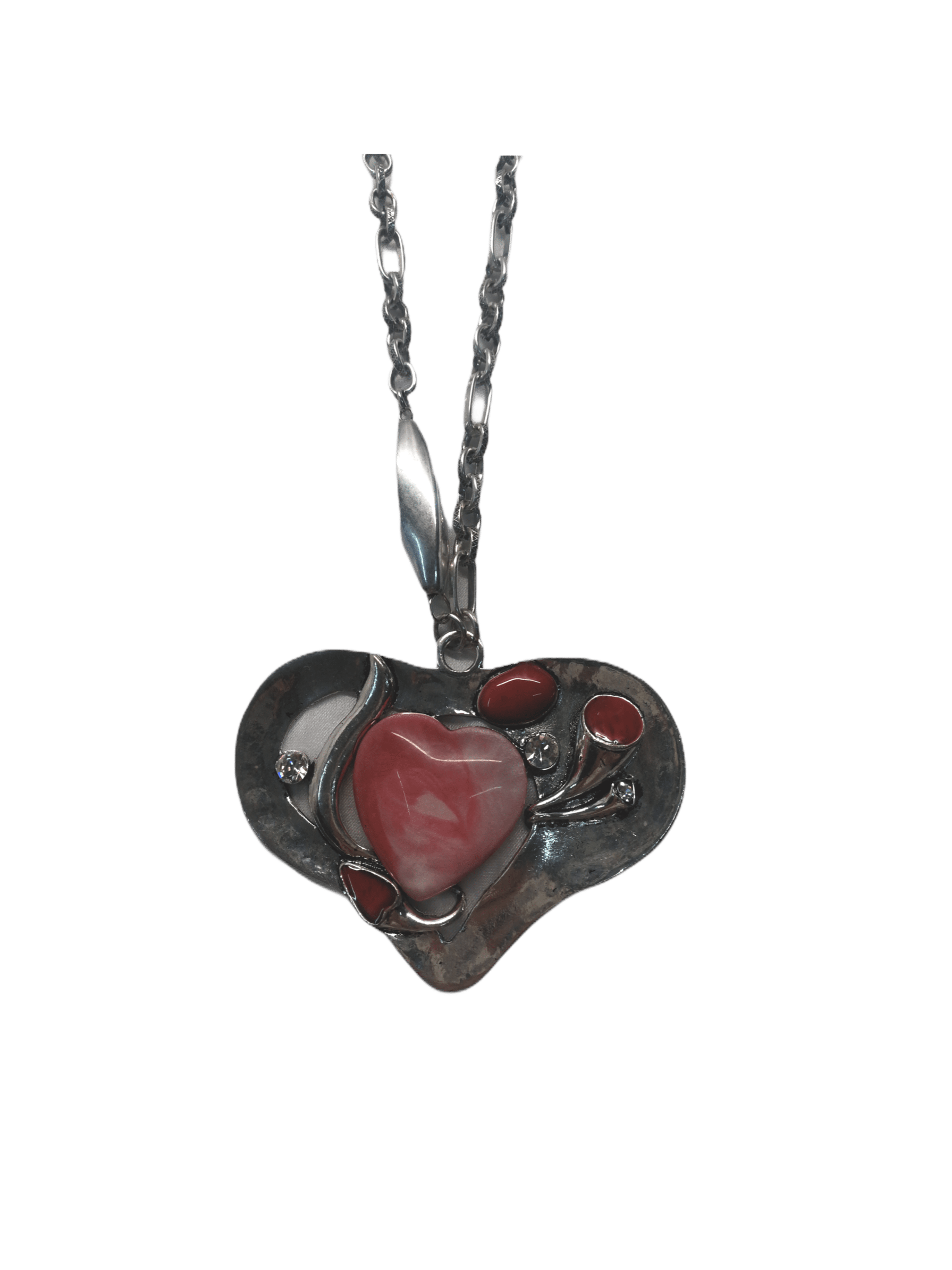 LOT DE 6 - colliers sautoirs fantaisie cœur 3,50€/unité | Grossiste-pro