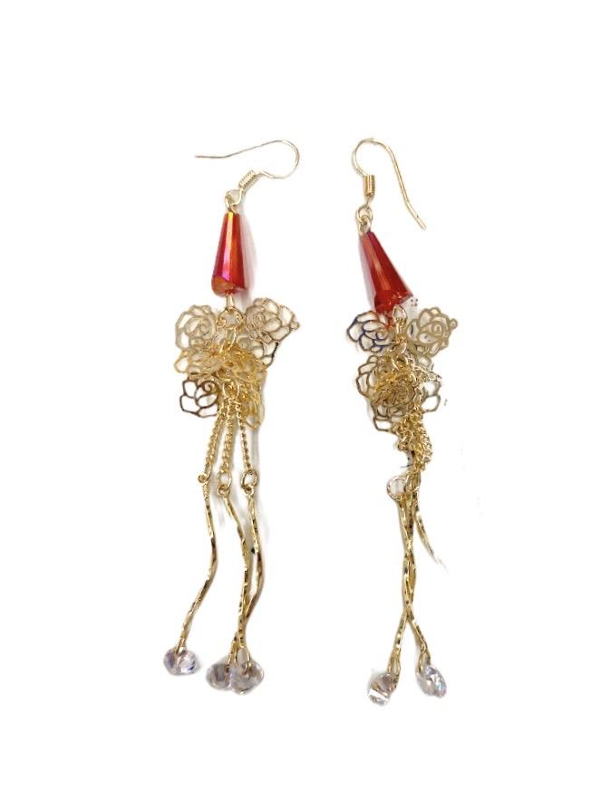 LOT DE 12 - Boucles d'oreilles strass 2,00€/paire | Grossiste-pro