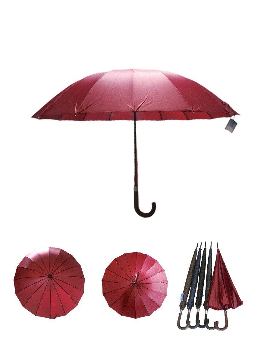 LOT DE 12 - Parapluie long ultra-résistant 5,00€/unité | Grossiste-pro