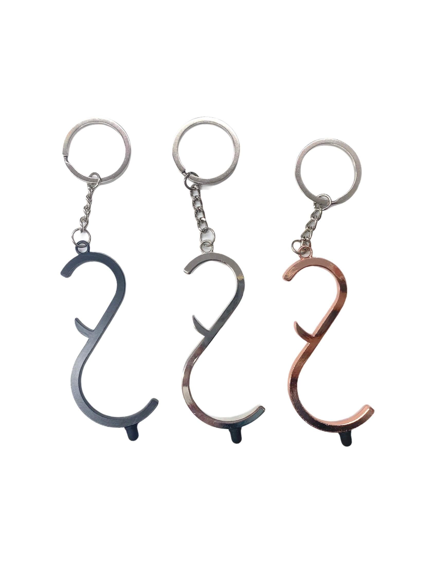 ANTI-COVID19 - Porte-clé "sans-contact" S Décapsuleur (x12) 1,50€/unité | Grossiste-pro