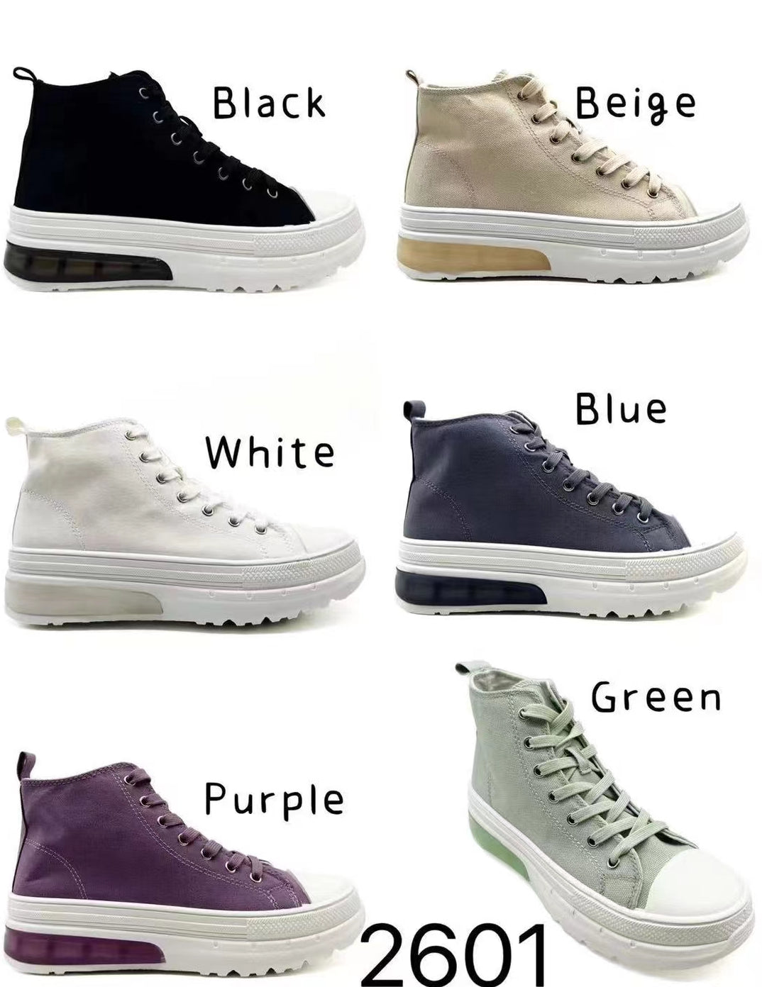 Basket Femme Classique Tissu jeans 01 (x12)