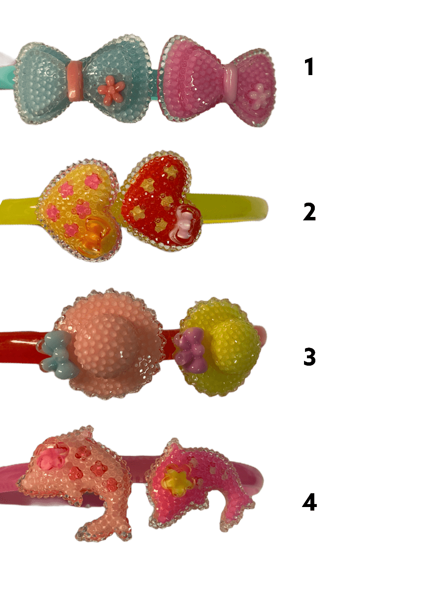 LOT DE 12 - Serre-tête à motif pour enfant 0,75€/unité | Grossiste-pro