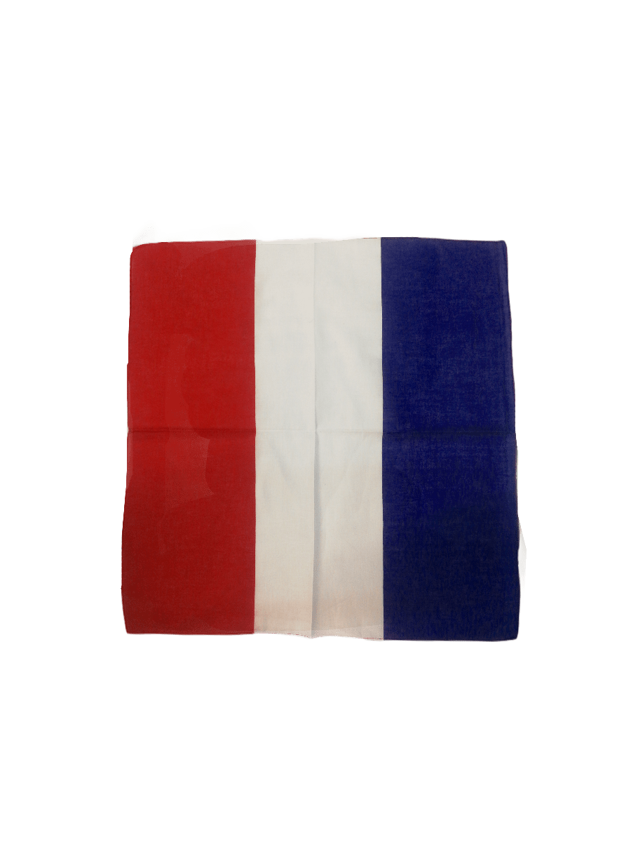 LOT DE 12 - Bandana motif drapeau France 0,60€/unité | Grossiste-pro