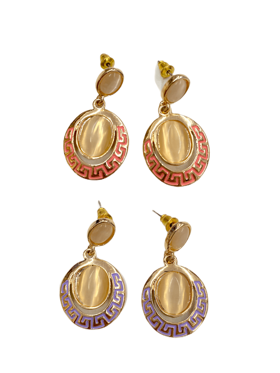 LOT DE 12 - Boucles d'oreilles fantaisie strass 2,00€/paire | Grossiste-pro