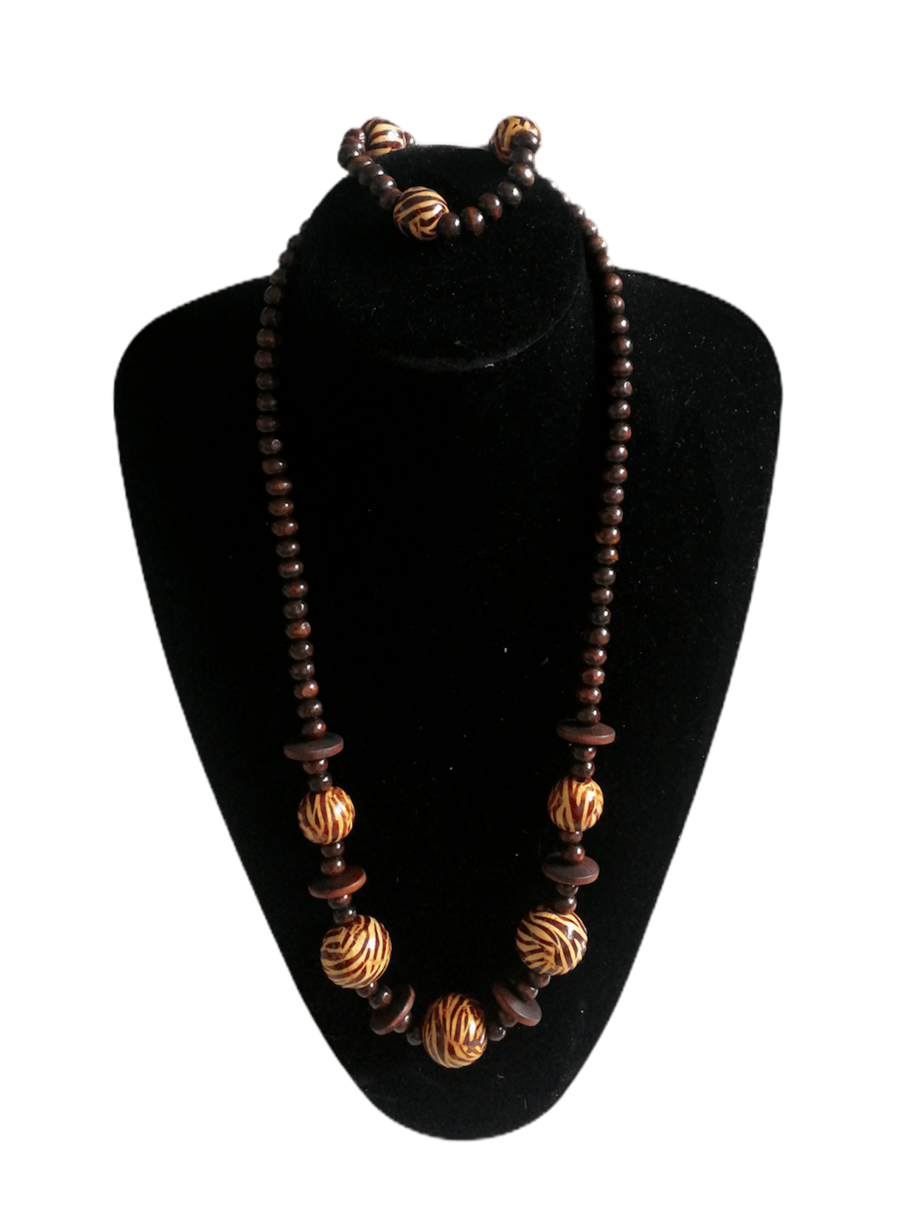 LOT DE 12 - Parure Collier Bracelet bois 1,50€/unité | Grossiste-pro