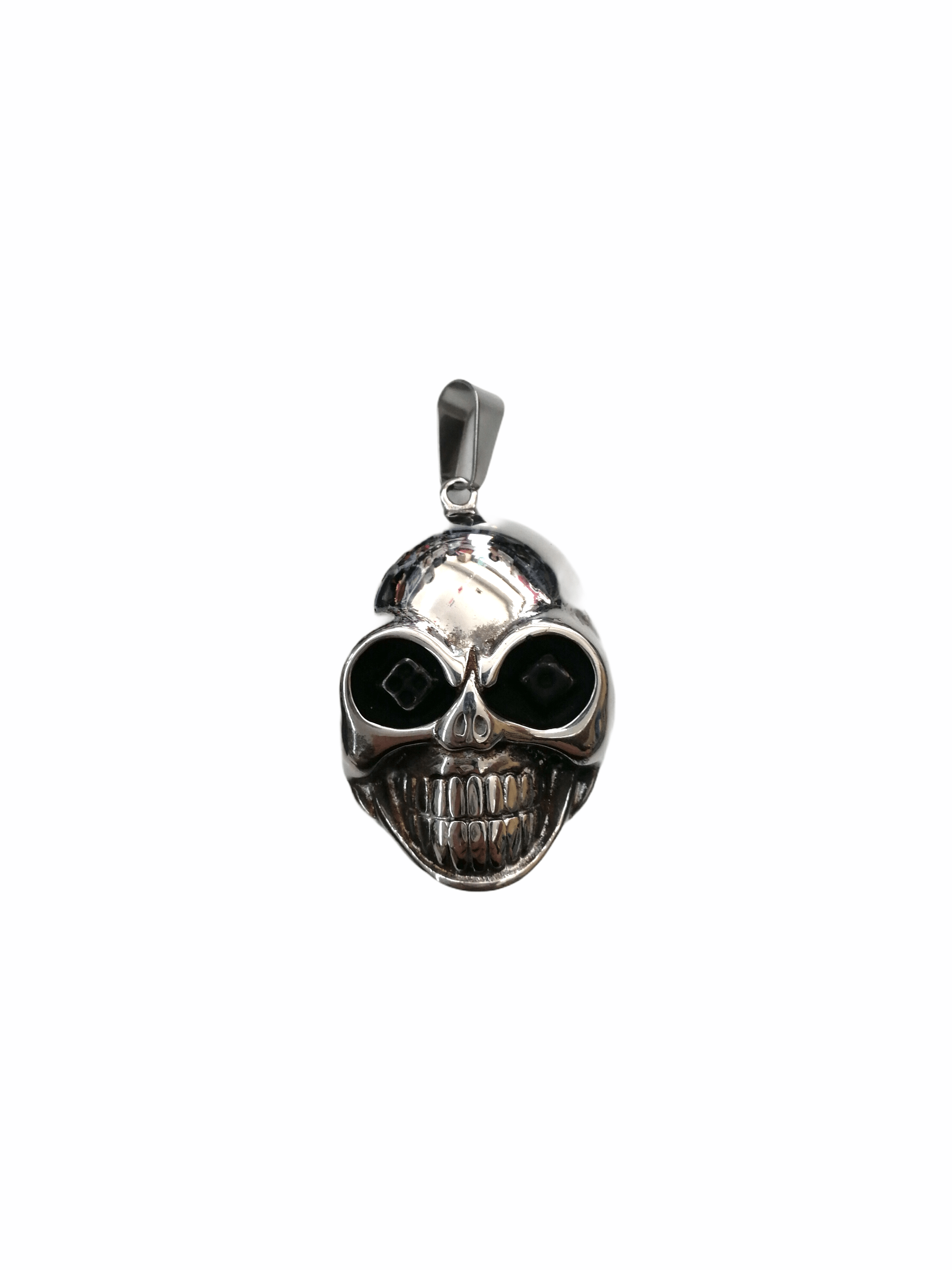 HOMME - LOT DE 2 - Collier pendentif tête de mort 5,00€/unité | Grossiste-pro
