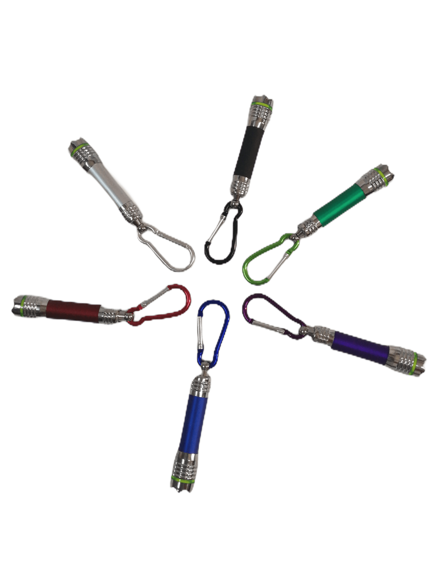 LOT DE 24 - lampes torche mousqueton 1,20€/unité | Grossiste-pro