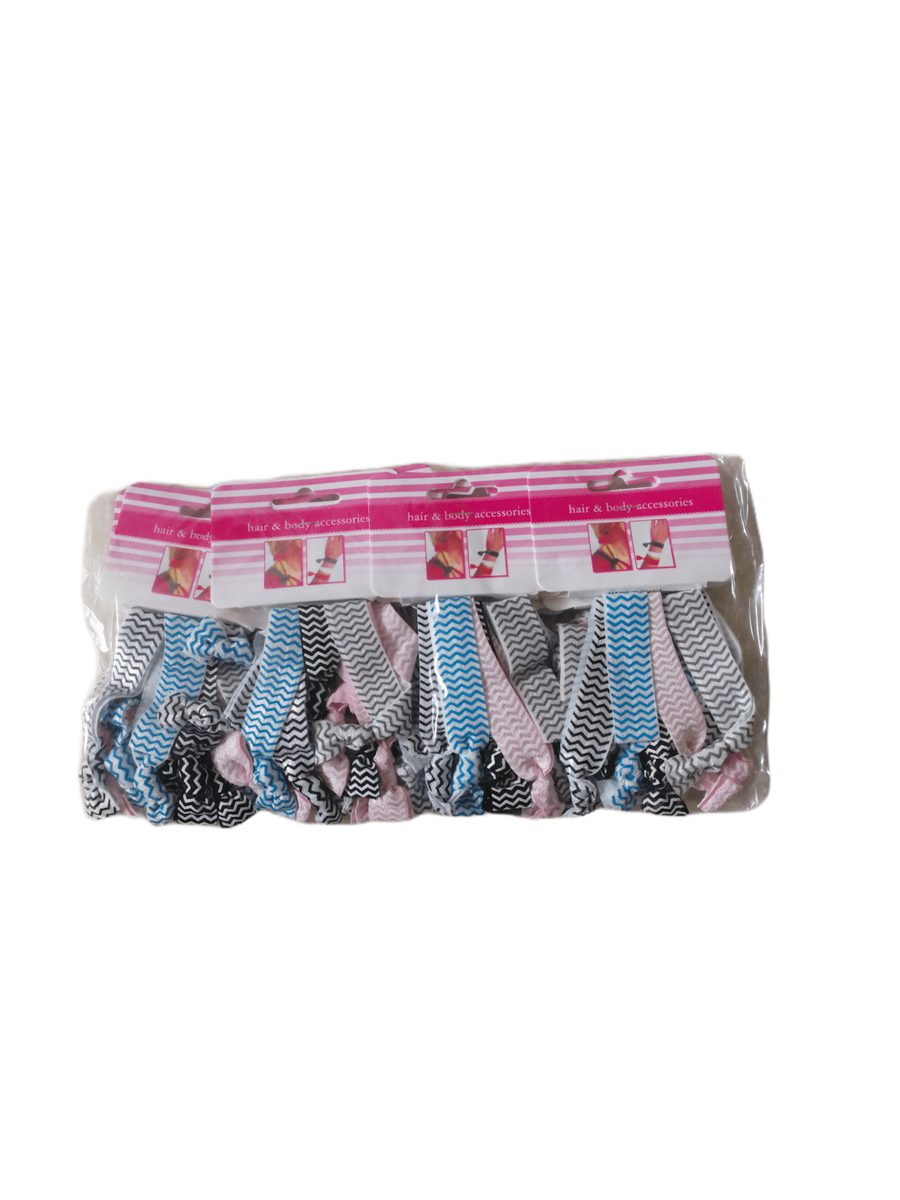 LOT DE 12 PAQUETS - Élastiques cheveux (x5) 0,75€/paquet | Grossiste-pro