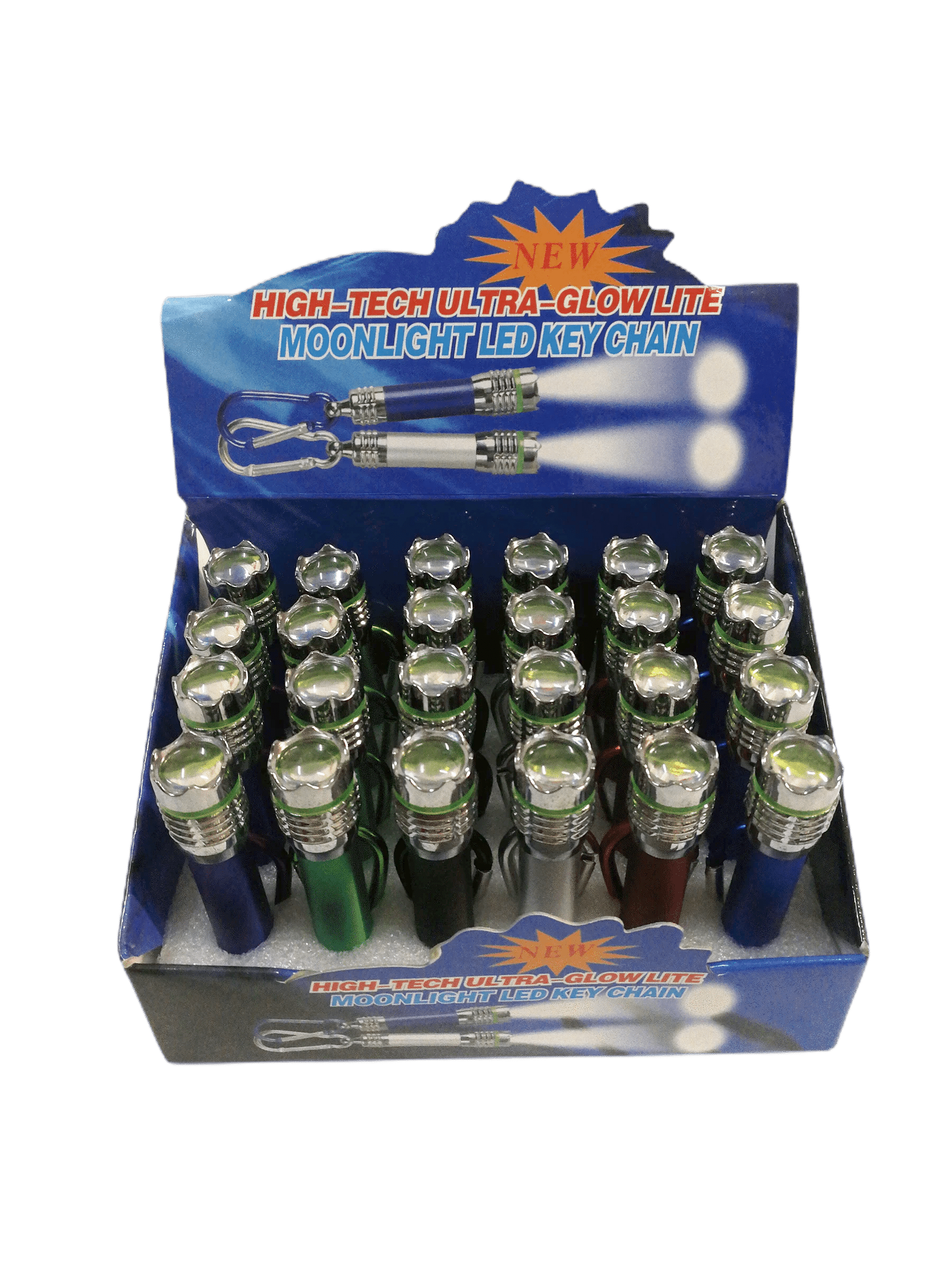 LOT DE 24 - lampes torche mousqueton 1,20€/unité | Grossiste-pro