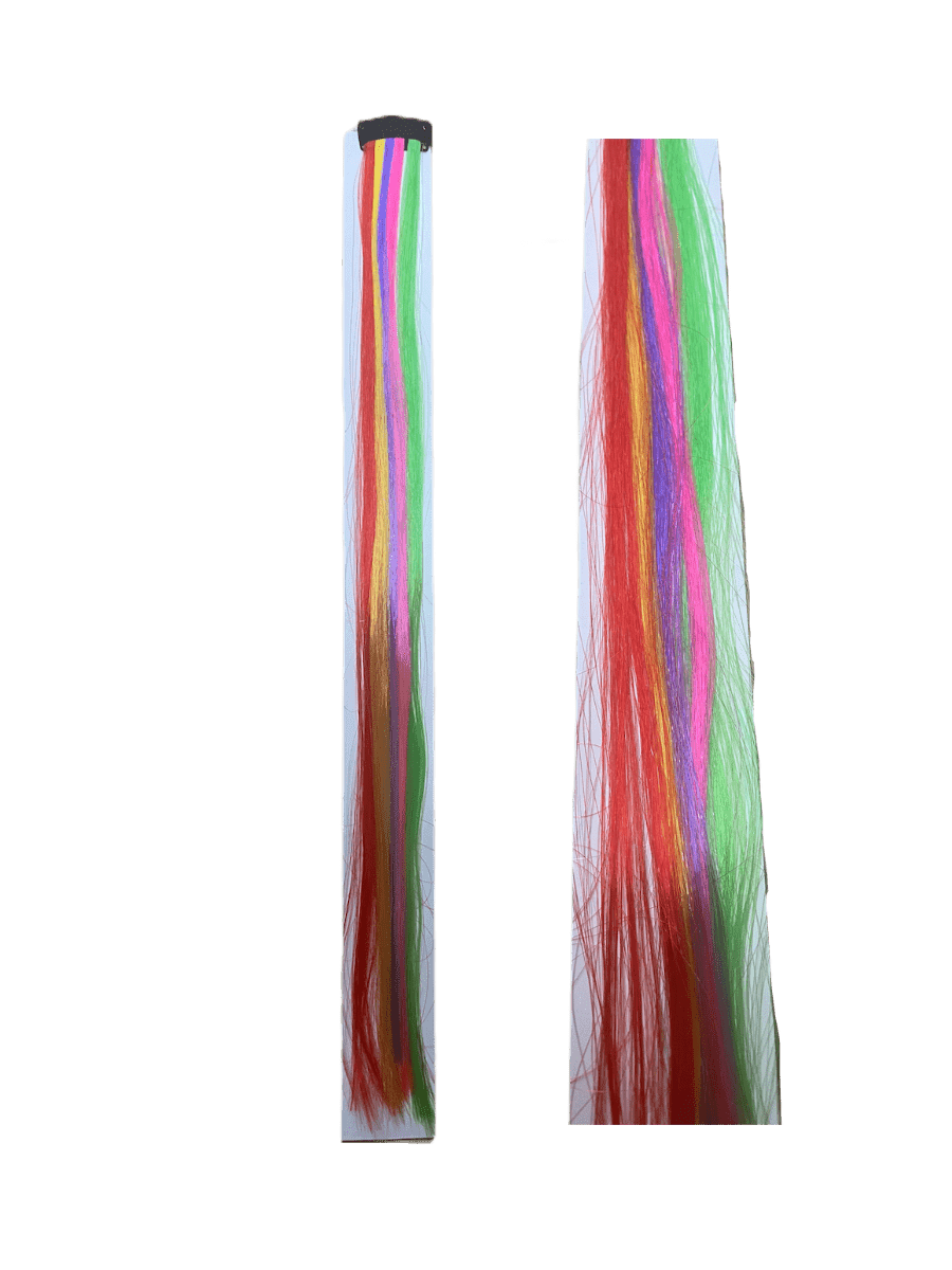 LOT DE 12 - Extensions mèches fluo clips 0,75€/unité | Grossiste-pro