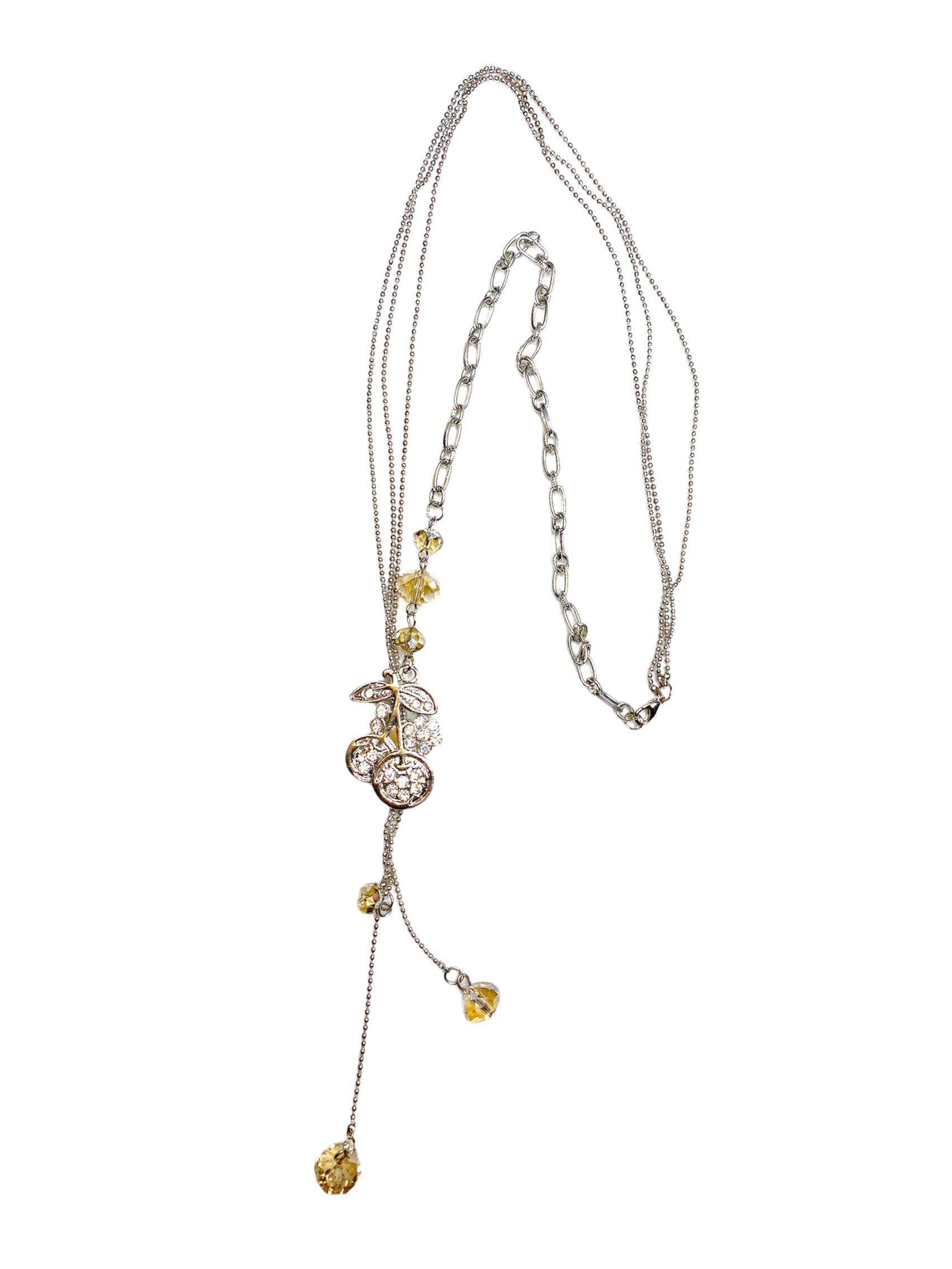 Collier sautoir ajustable motifs mélangées (x12)