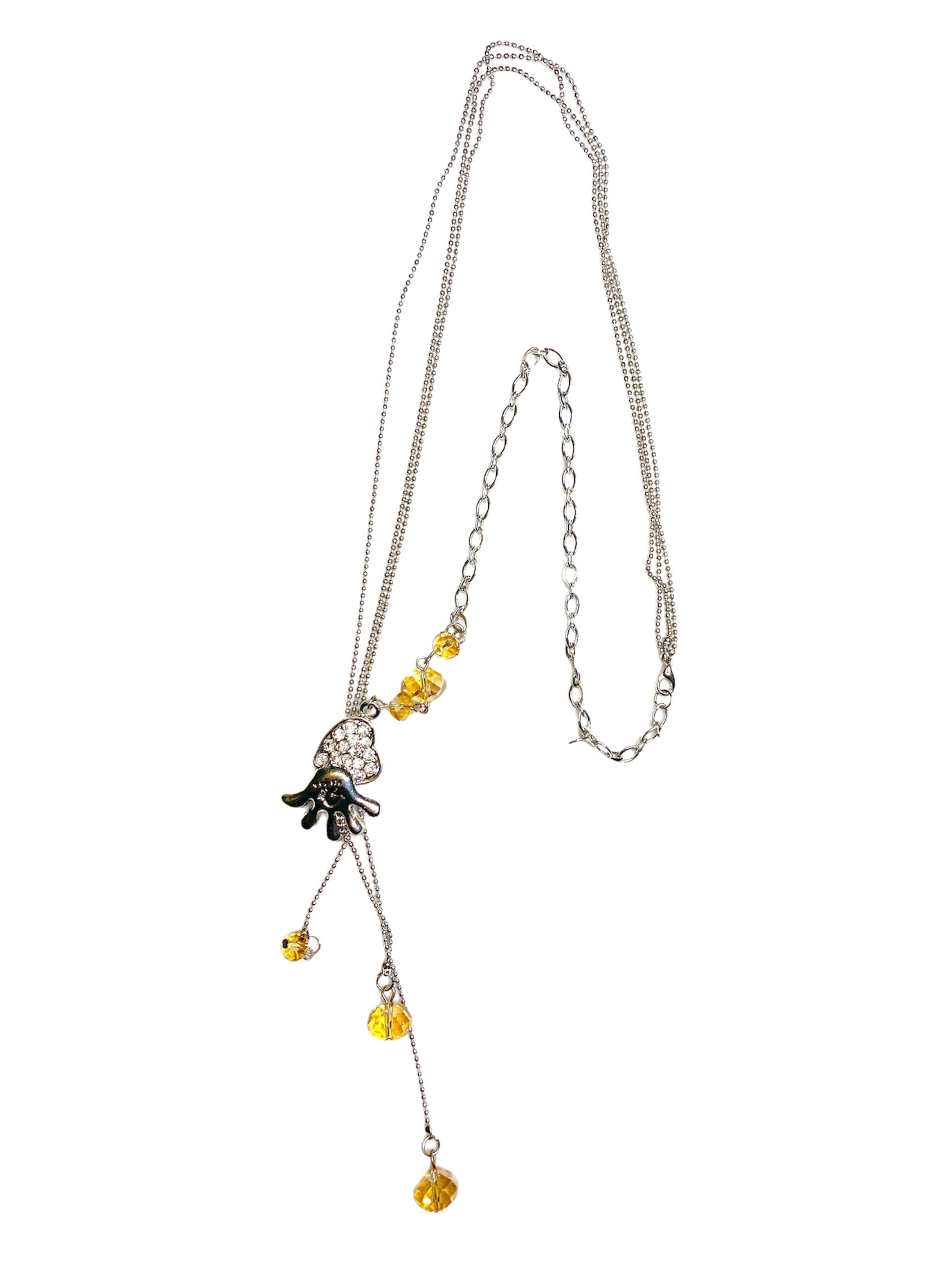 Collier sautoir ajustable motifs mélangées (x12)