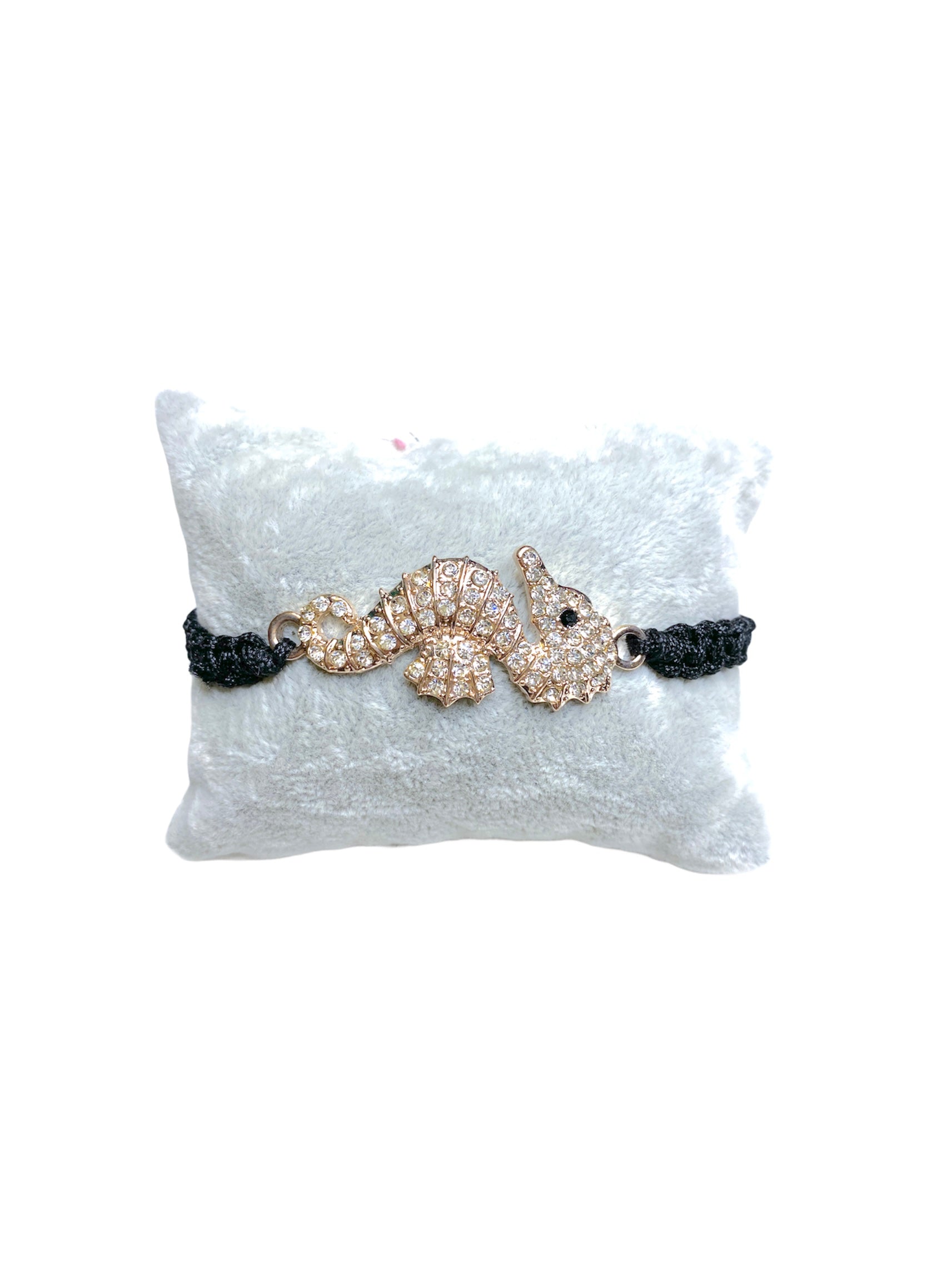 Bracelet ficelle avec motif hippocampe (x6)