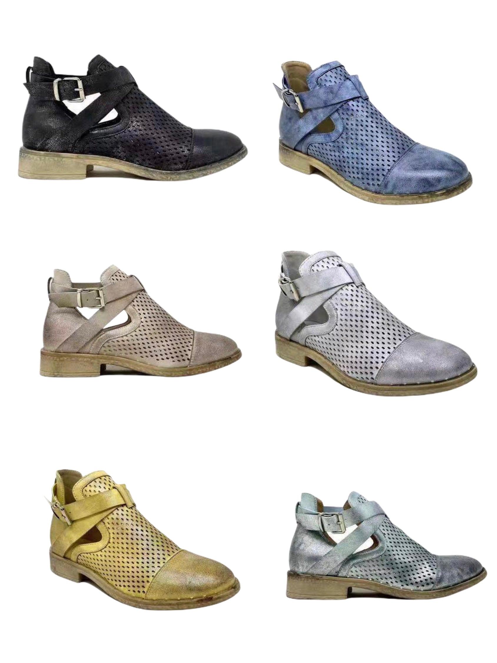 Bottines cuir trend boots CARA (x12)