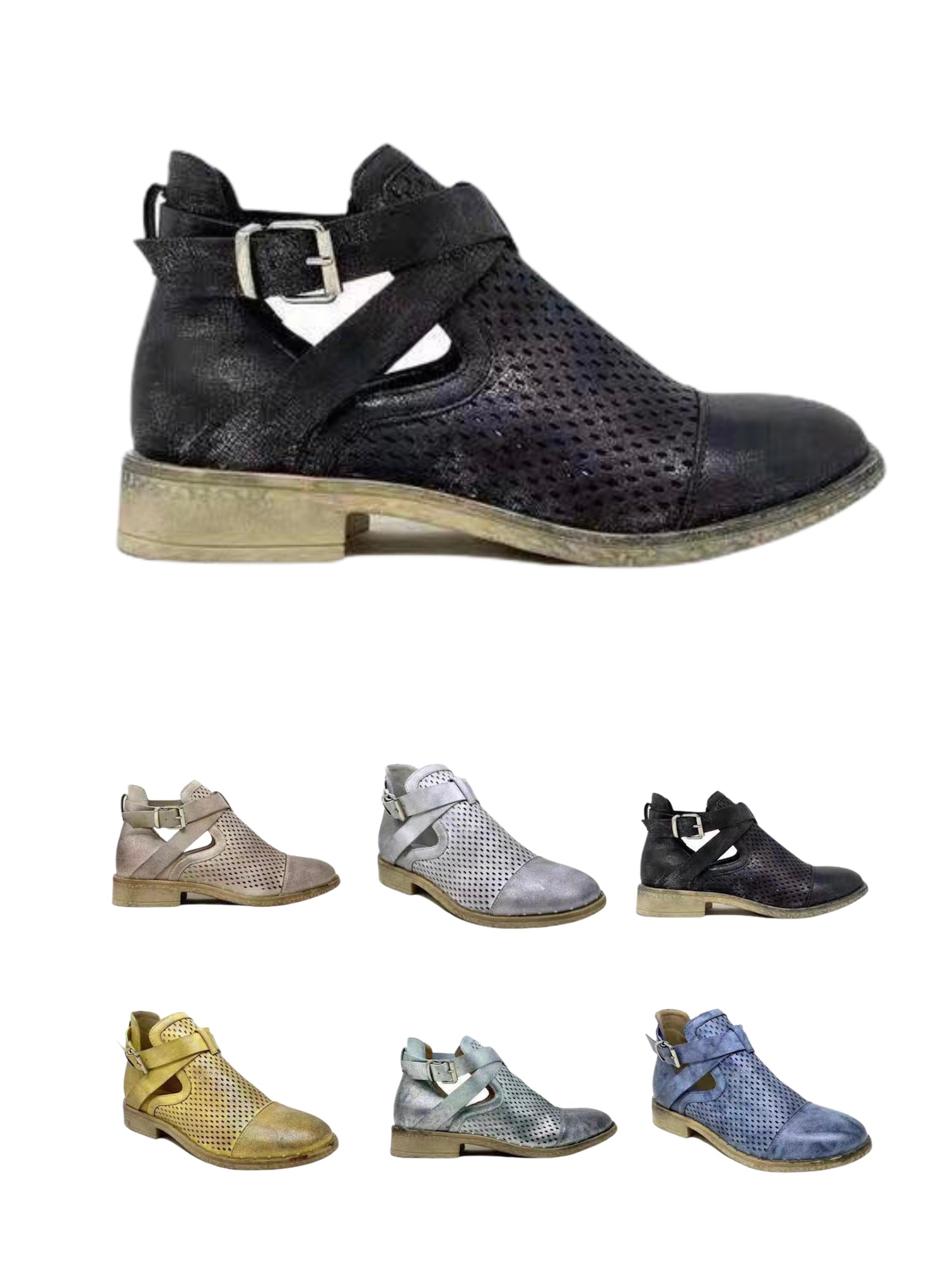 Bottines cuir trend boots CARA (x12)