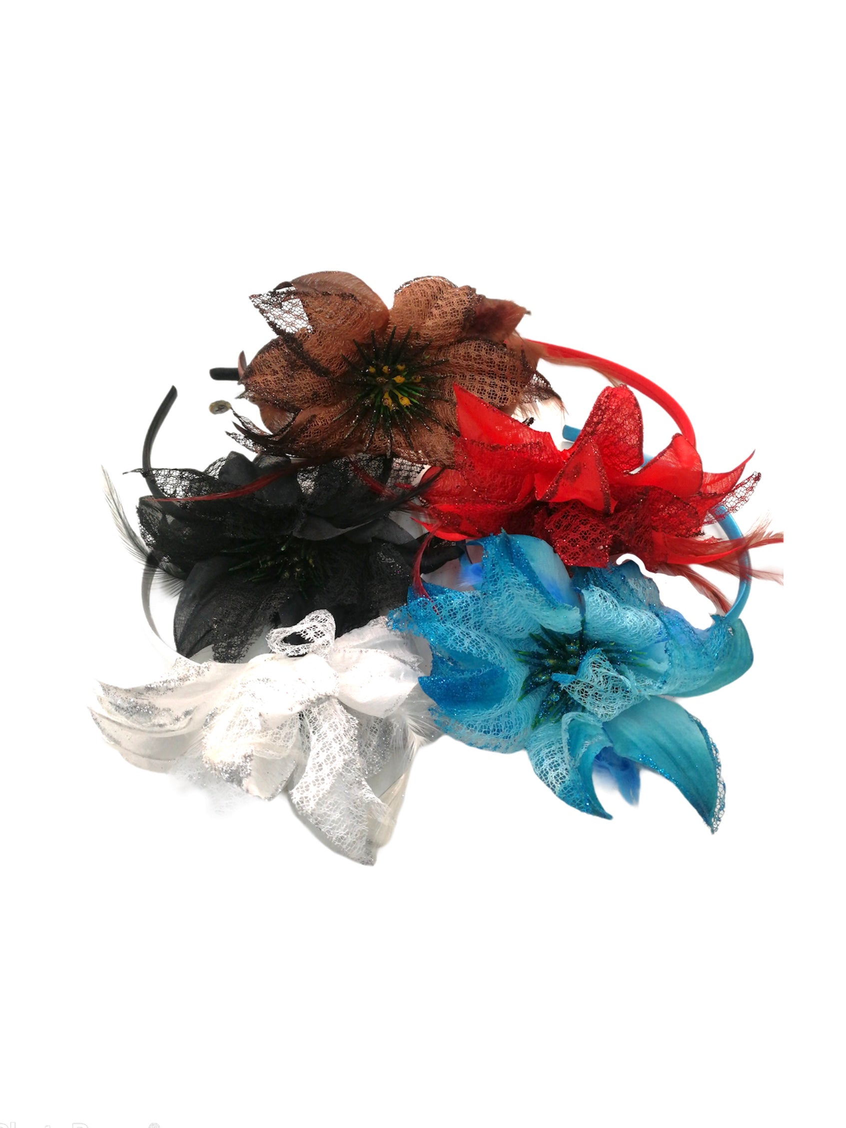 Serre-tête fleur (x12)