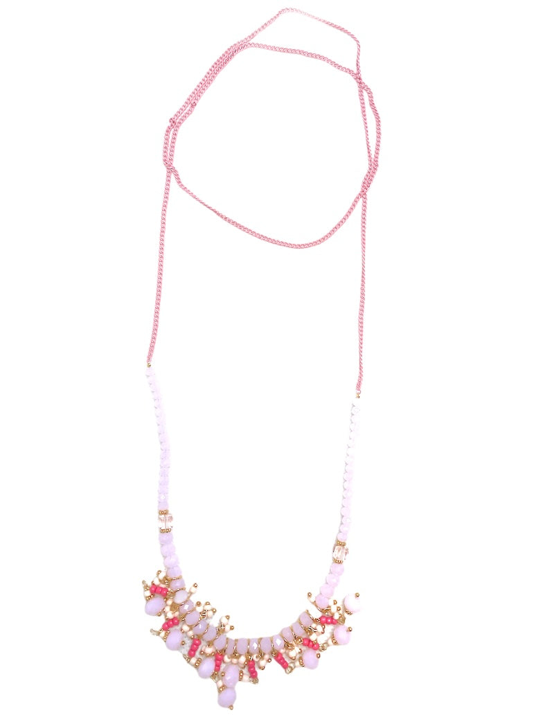 Collier sautoir perles fantaisie #CSF06