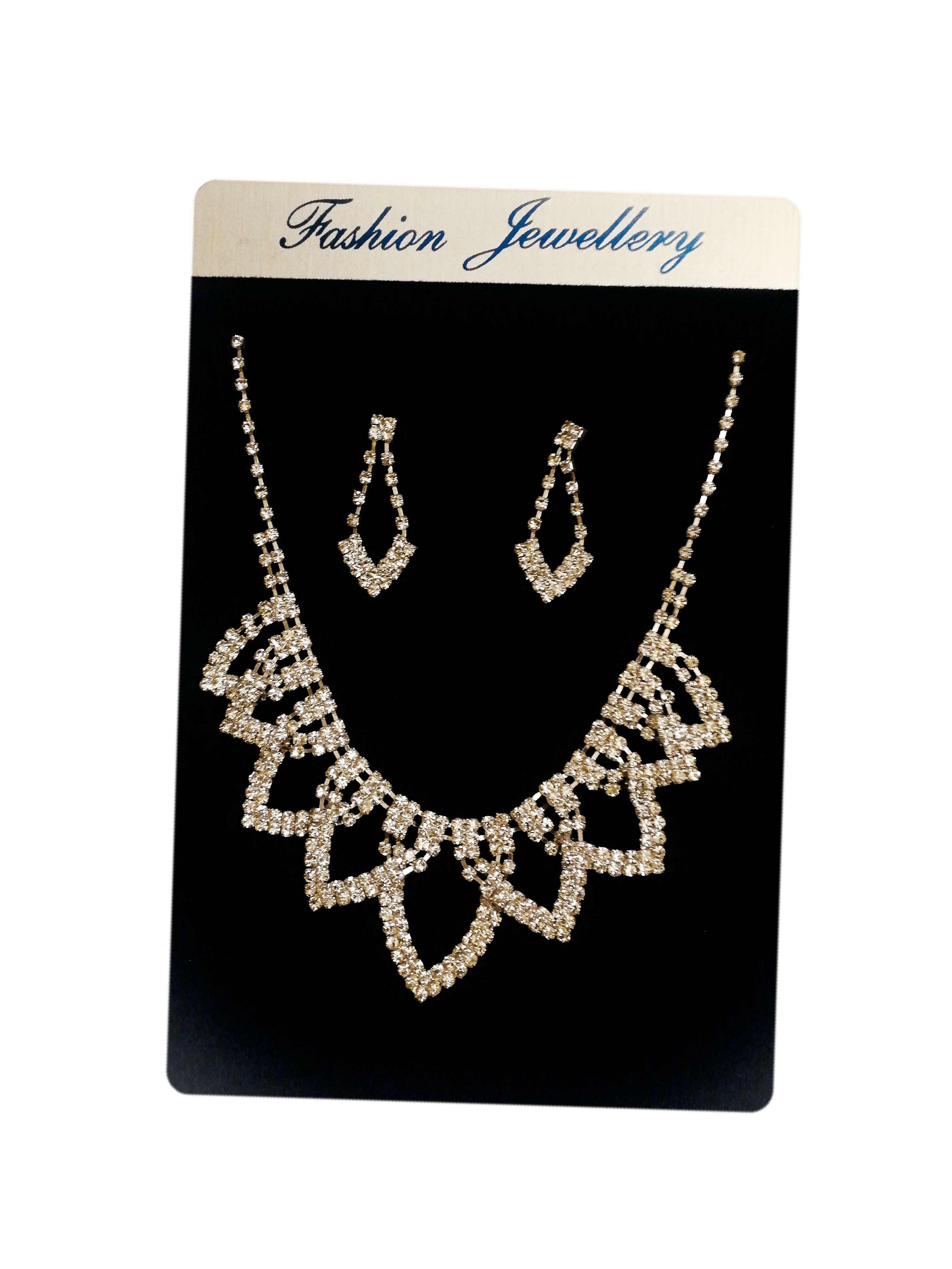 MARIAGE - Parure Flora (Collier + Boucles d'oreilles) | Grossiste-pro