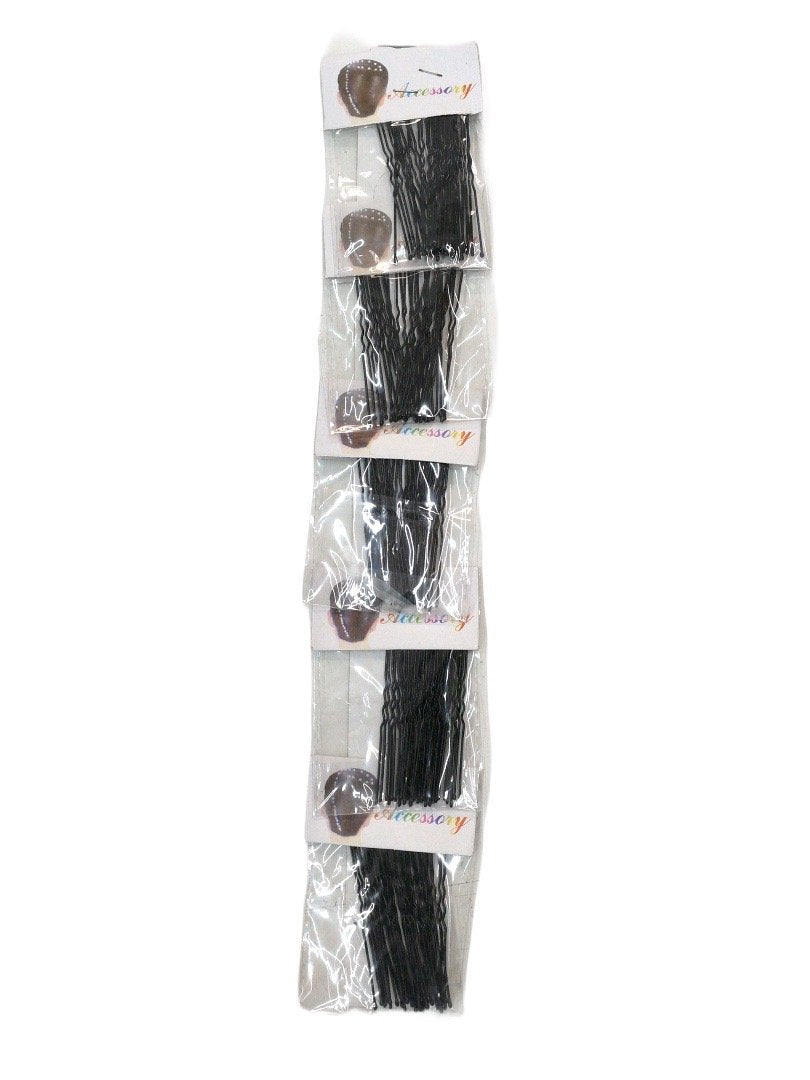 LOT DE 10 PLAQUES (x5) - Barrettes bobby pin Pinces Épingles cheveux chignon (x20) 0,20€/paquet | Grossiste-pro