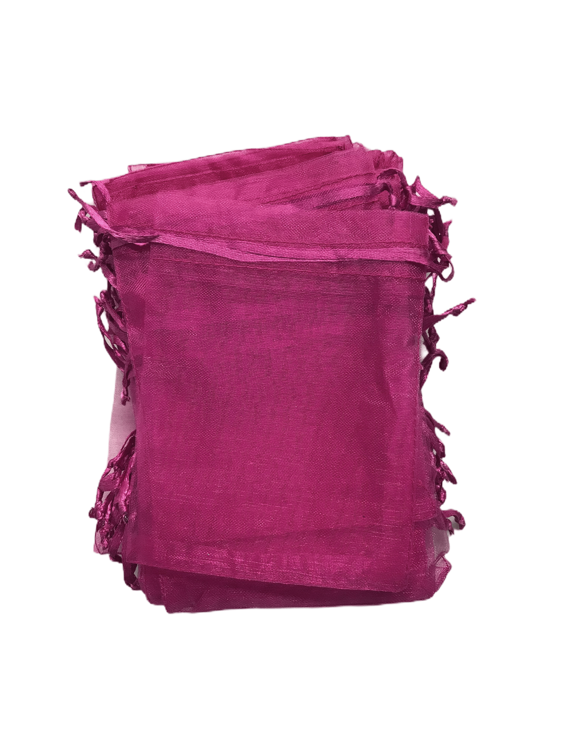 Sacs organza rose fushia (x50) | Grossiste-pro
