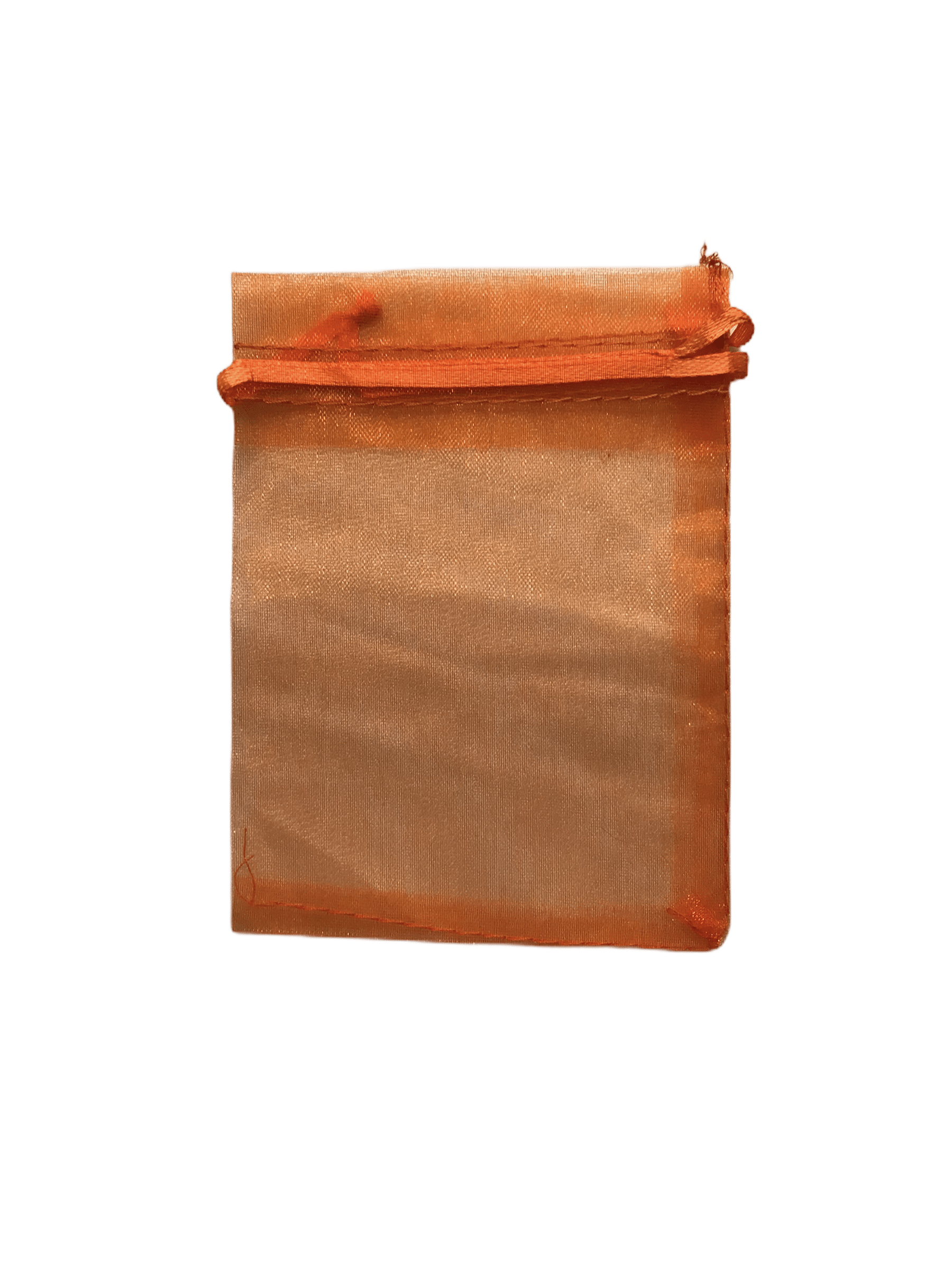 Sacs organza orange (x50) | Grossiste-pro