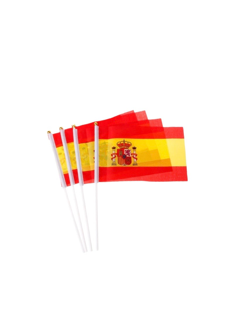 Drapeau Moyen format pays au choix (x12)