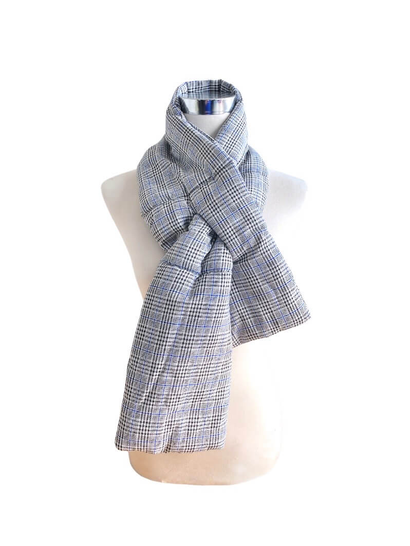 Echarpe col doudoune carreaux (x12) 2,80€/unité | Grossiste-pro