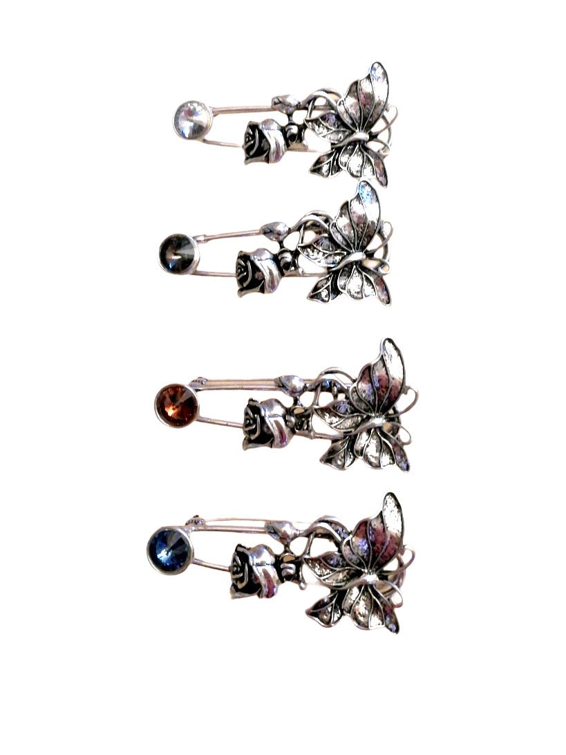 Broche papillon (x12)