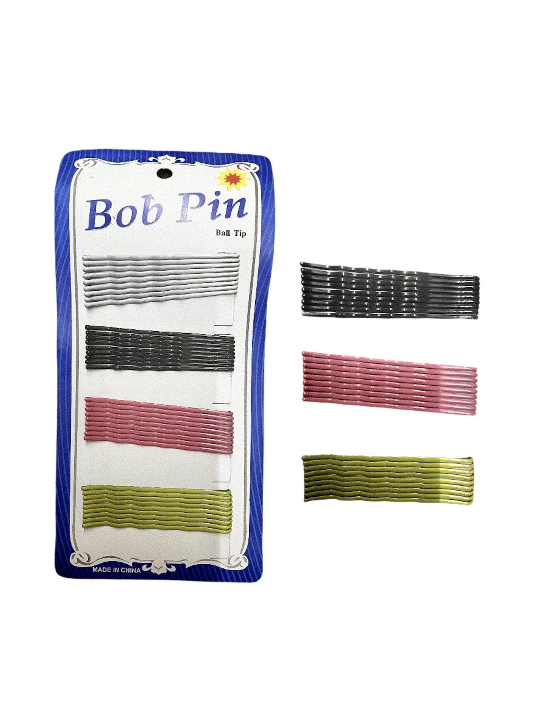 LOT DE 10 PLAQUES - Barrettes bob pin couleur (x36) 0,50€/plaque | Grossiste-pro