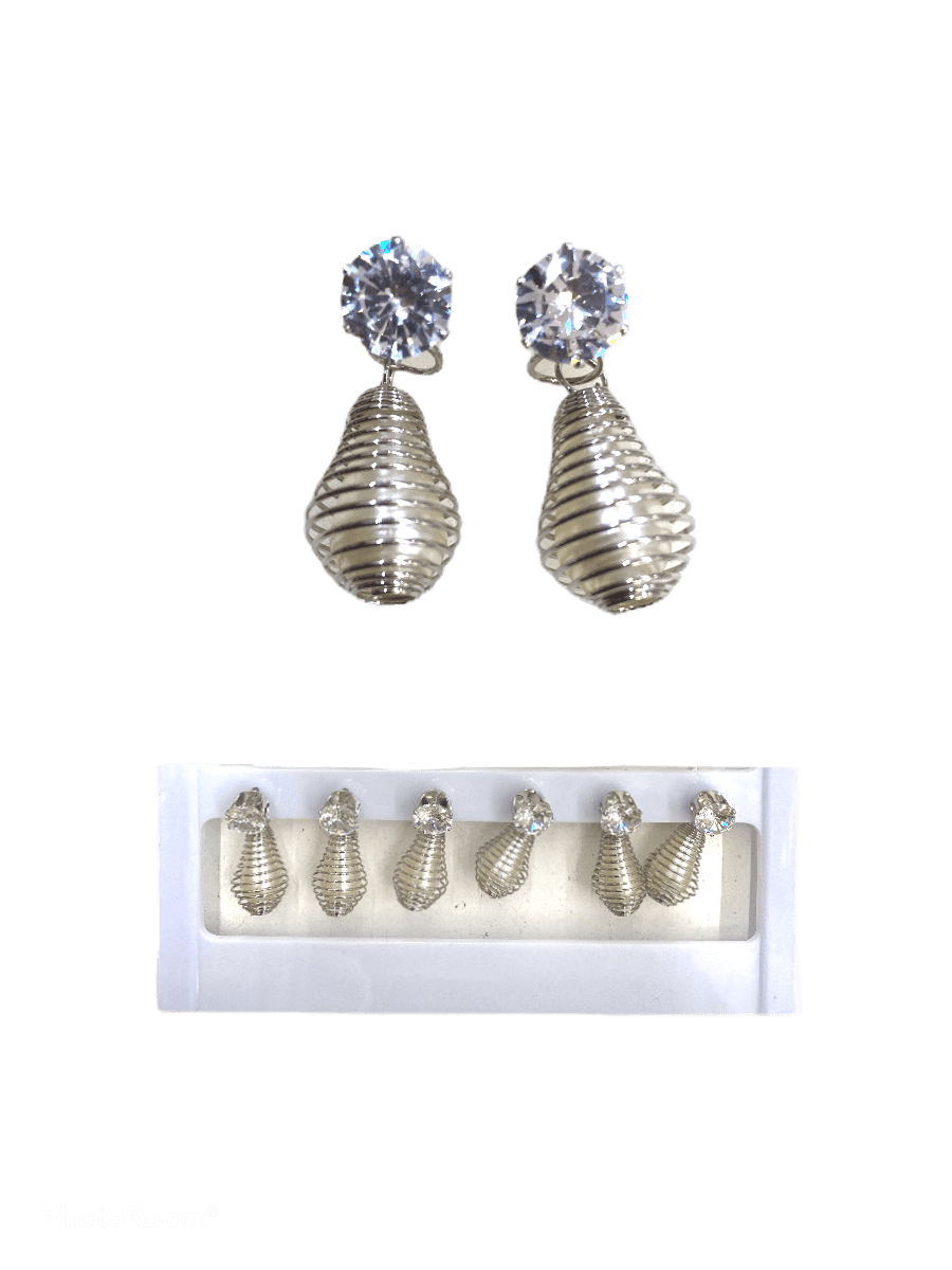 LOT DE 12 - Boucles d'oreilles motif spirale 0,62€/paire | Grossiste-pro