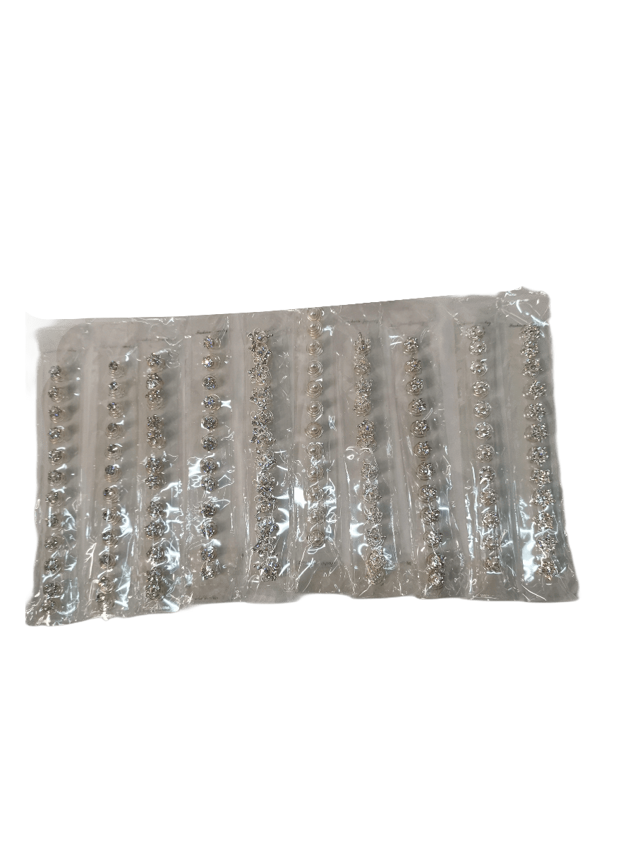 LOT DE 5 PLAQUES - Épingles Pinces mariage (x12) 3,90€/plaque | Grossiste-pro