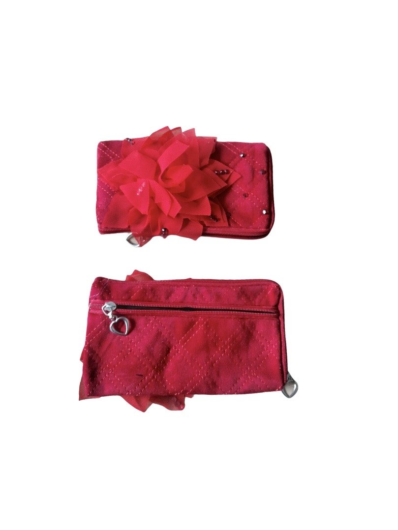 DESTOCKAGE Porte-clés pochette motif fleurs (x12) 0,50€/unité | Grossiste-pro